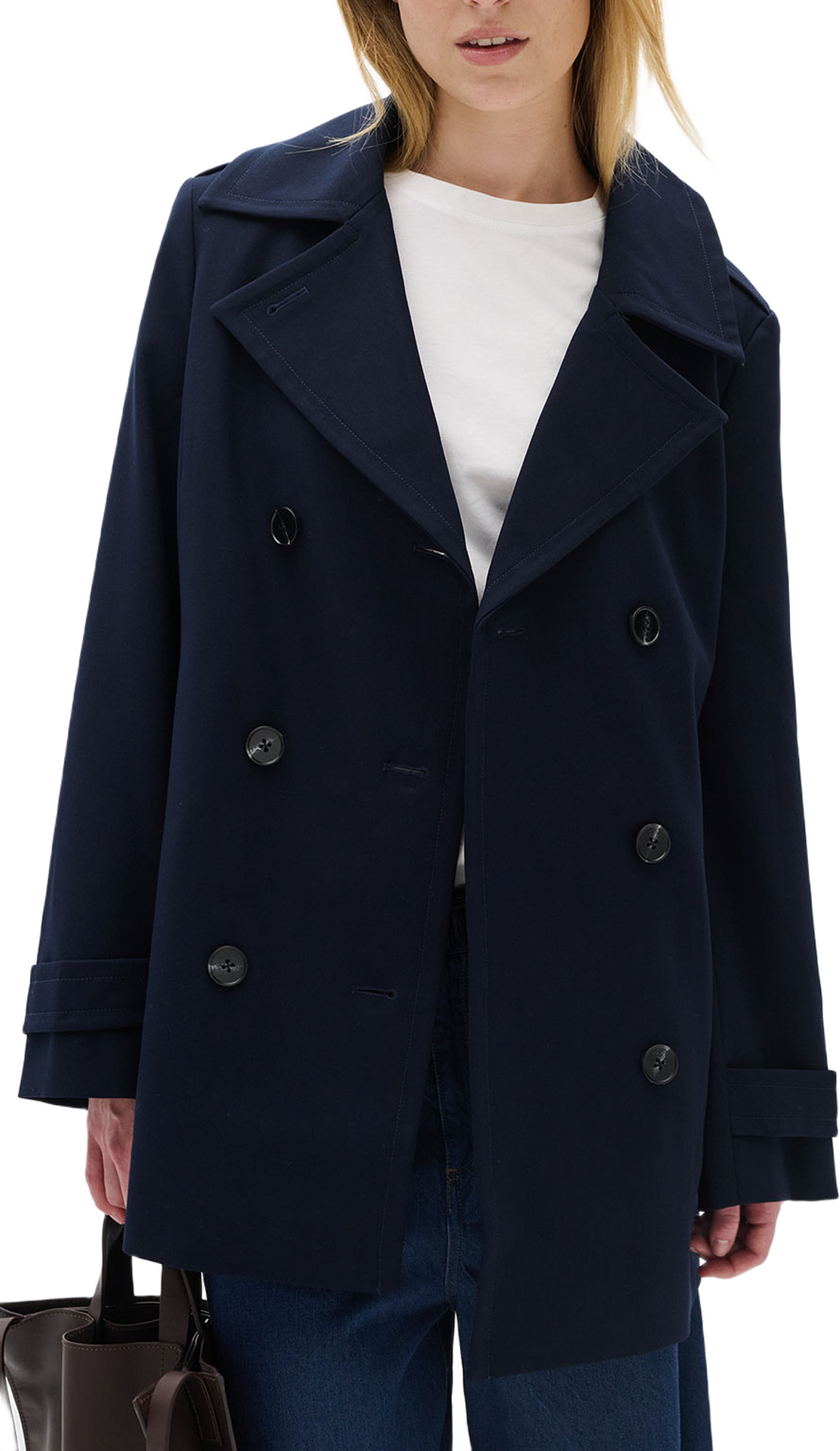 UlrykaIW Sailor Coat, från Inwear, i färgen Marine Blue.