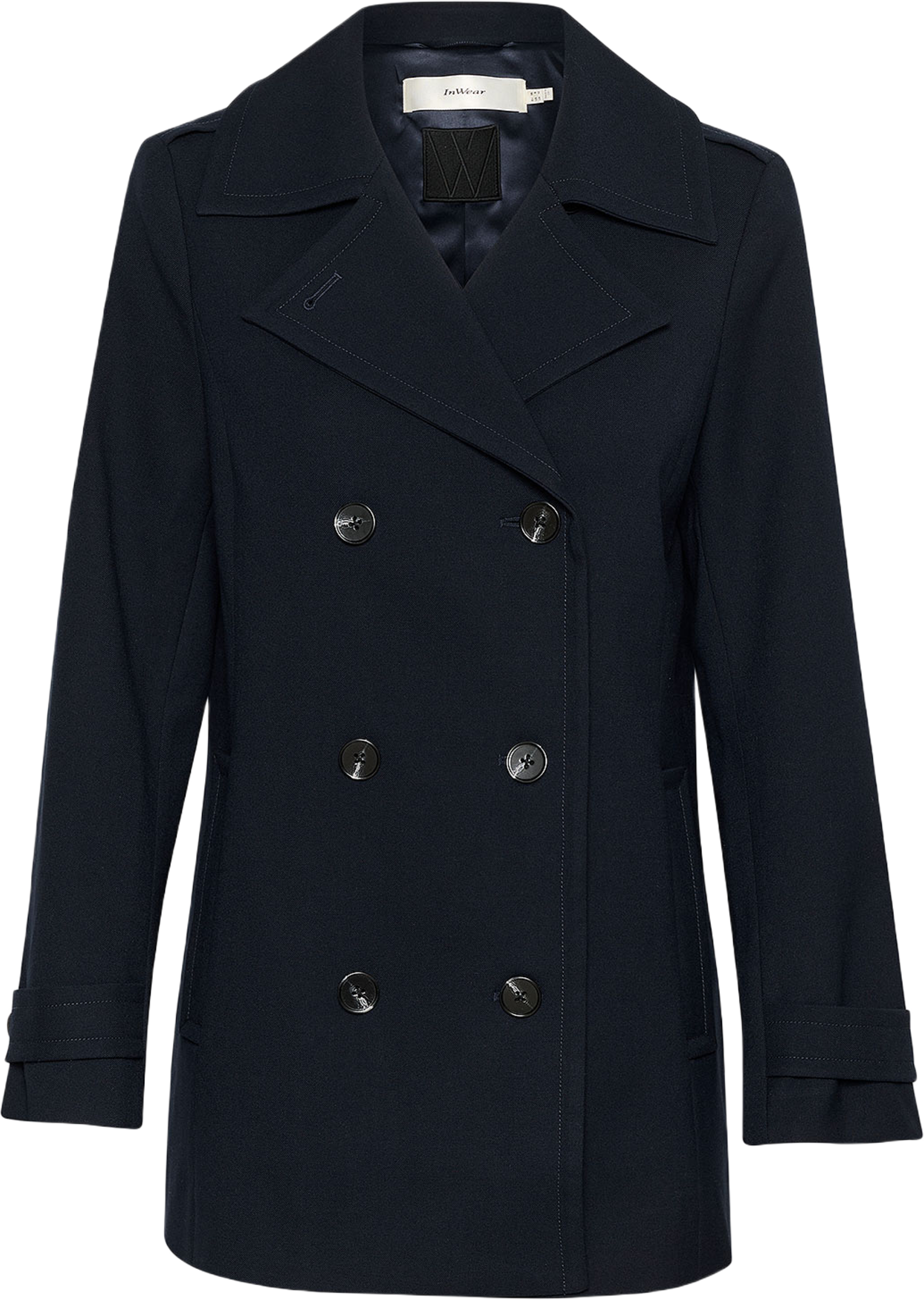 UlrykaIW Sailor Coat, från Inwear, i färgen Marine Blue.
