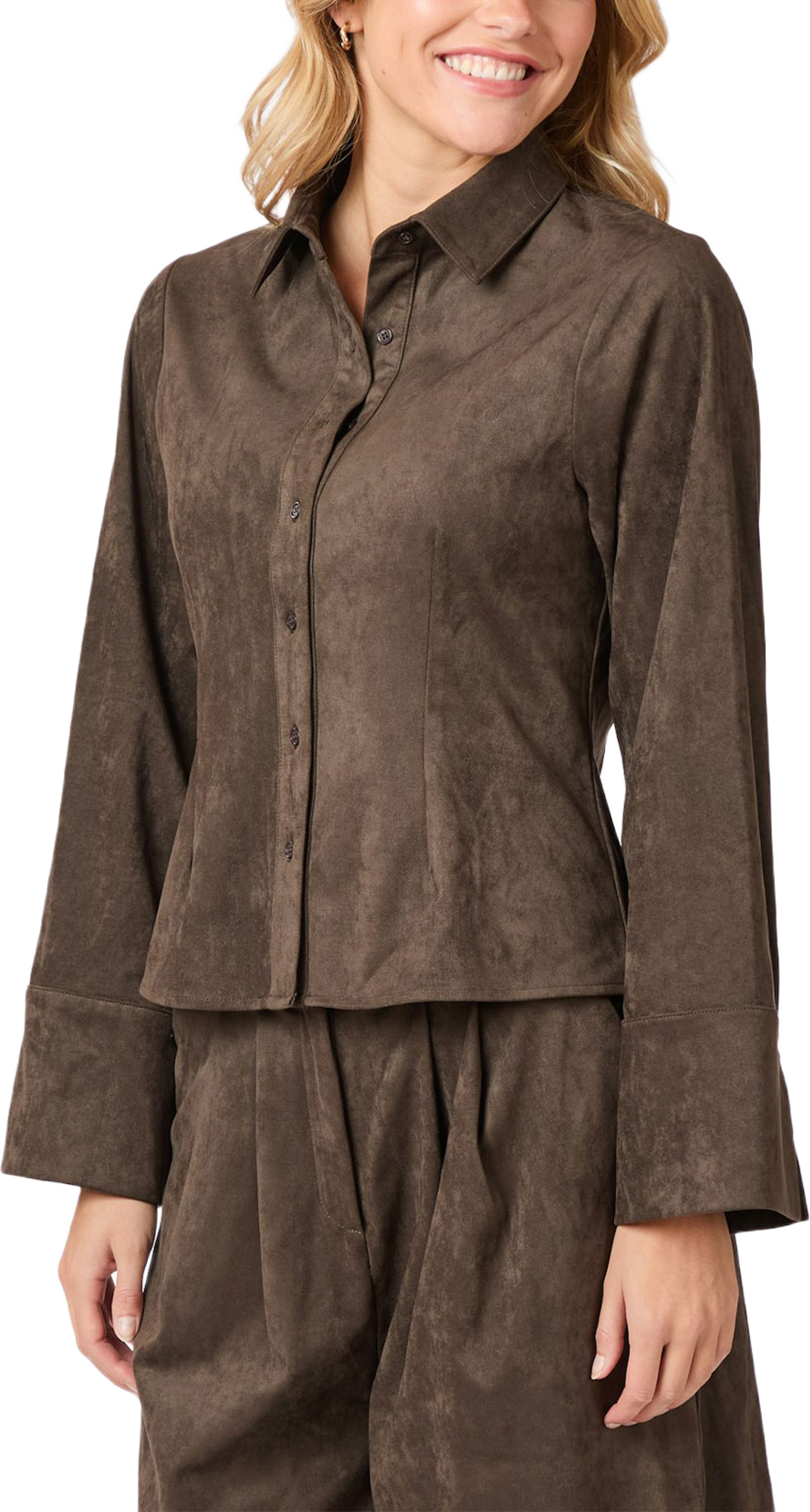 Rosa Faux Suede Shirt