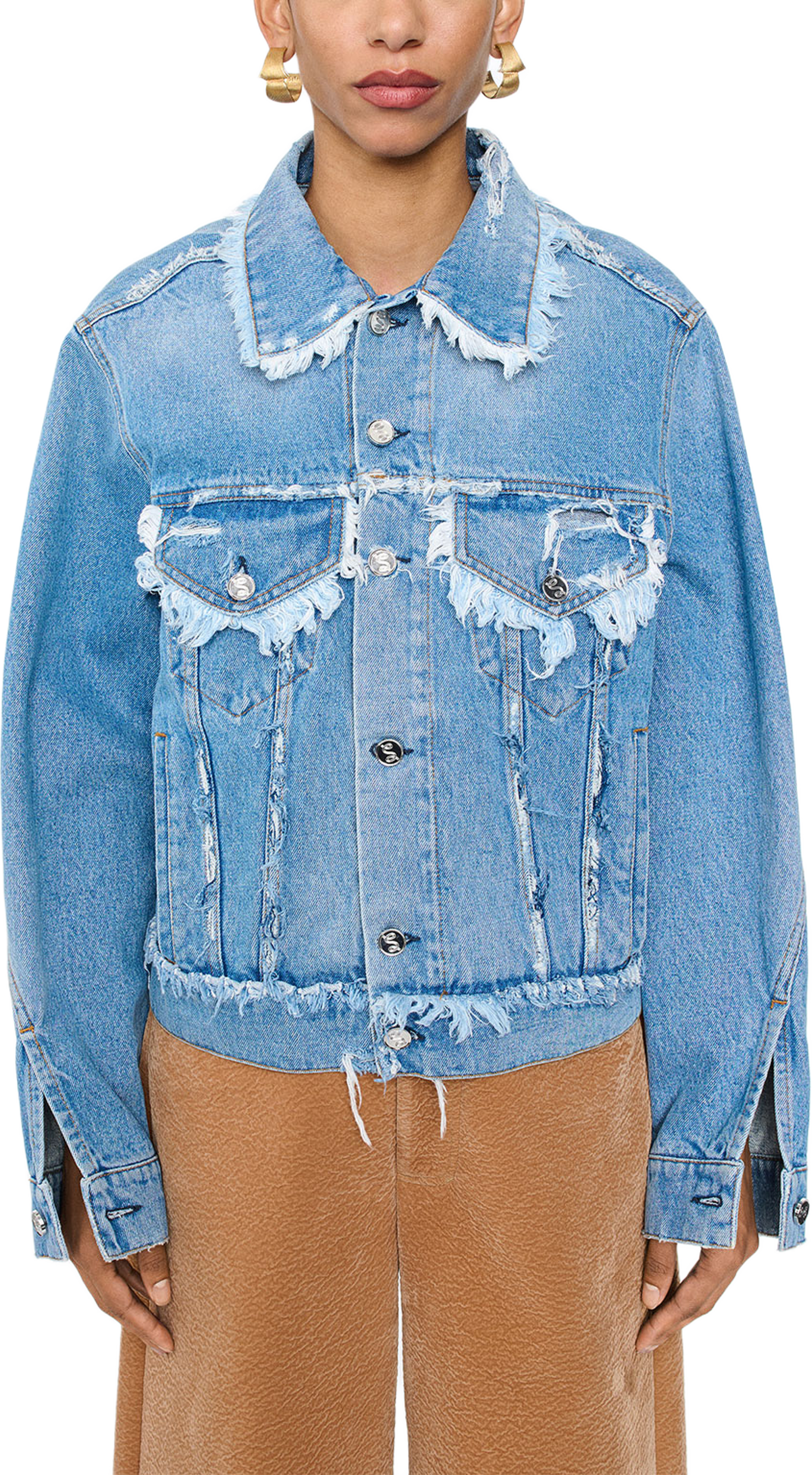 Sydney Denim Jacket Frayed Rodeo