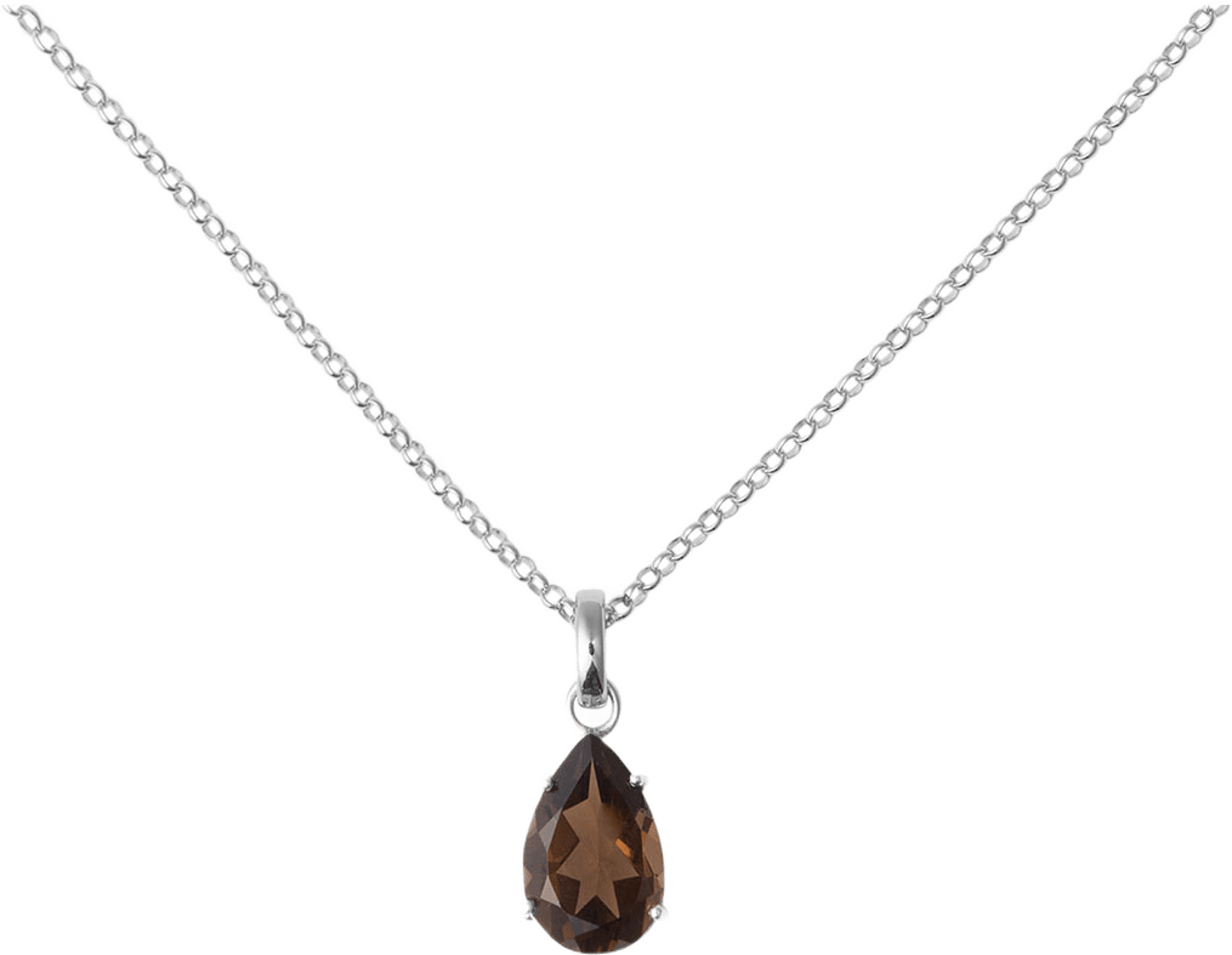 Stone drop pendant
