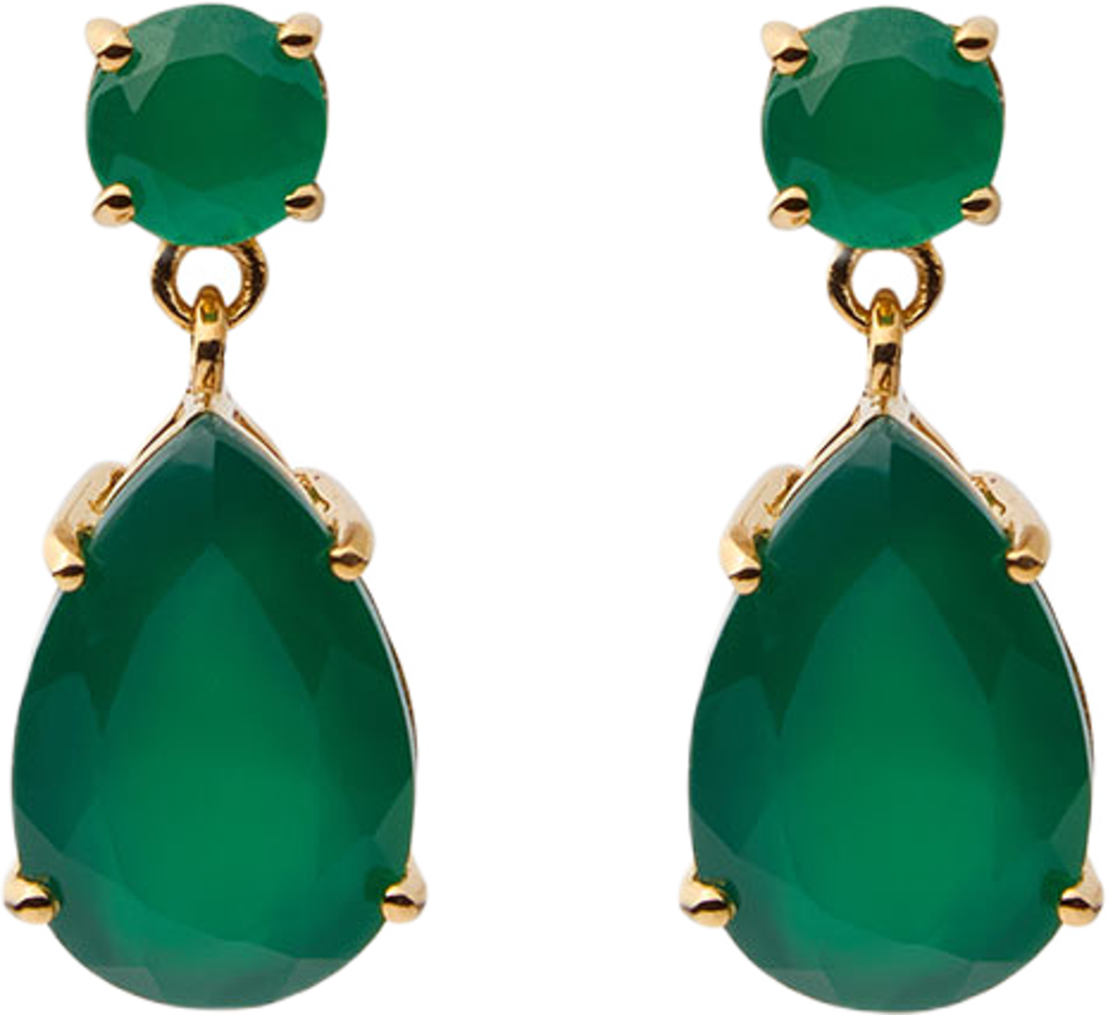 Stone drop pendant