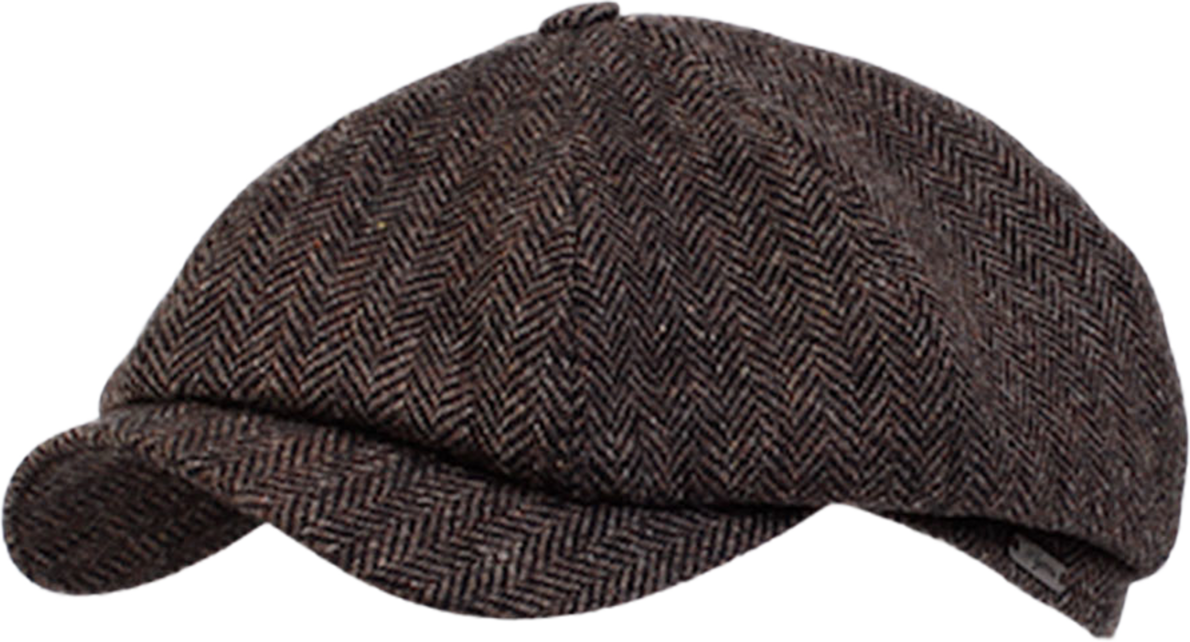 Klassisk newsboy cap, från Wigens, i färgen Dark Brown. Klicka för att öppna bilden i stort format