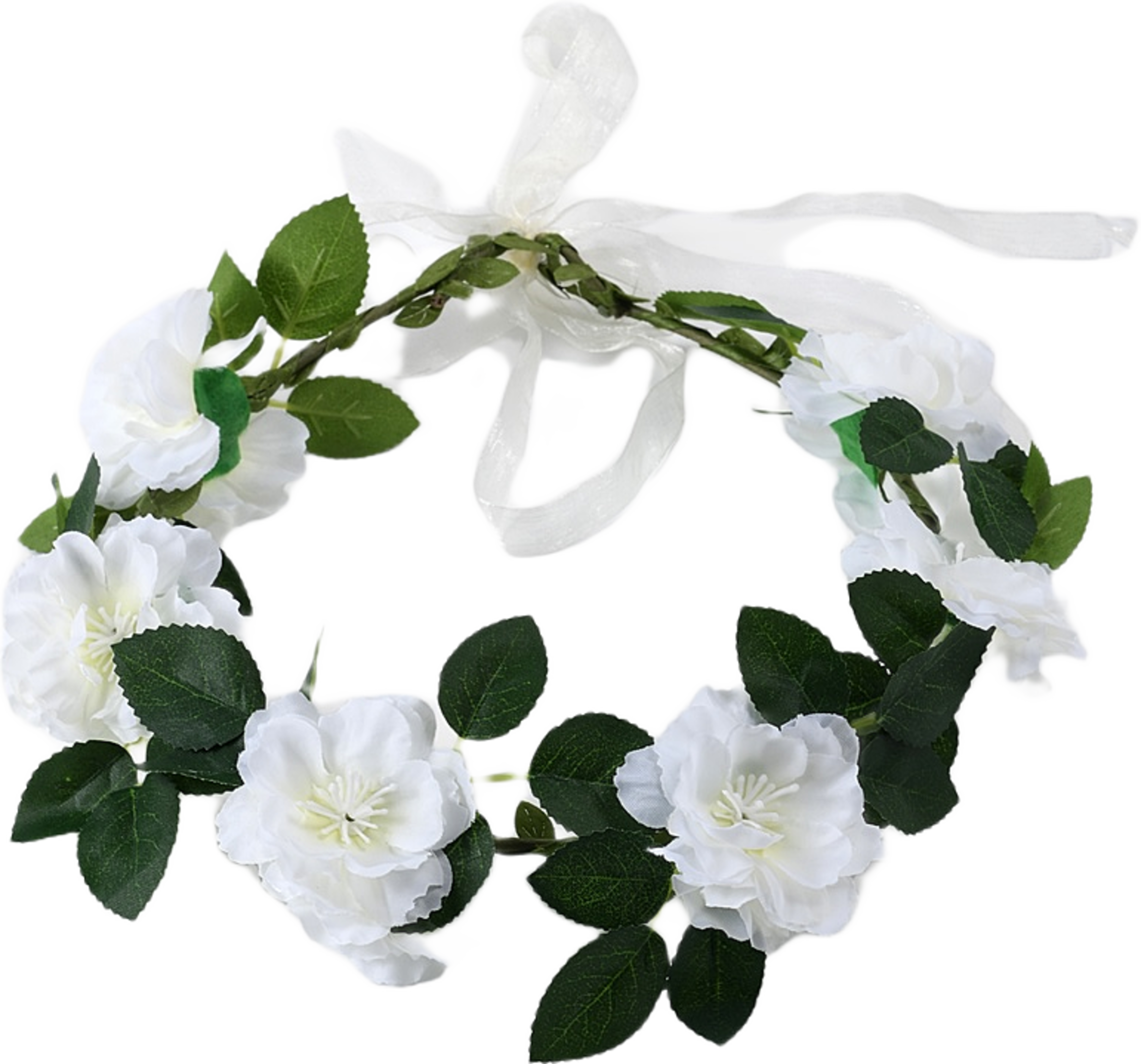 Blomkrans GEMMA, från Appear, i färgen White. Klicka för att öppna bilden i stort format