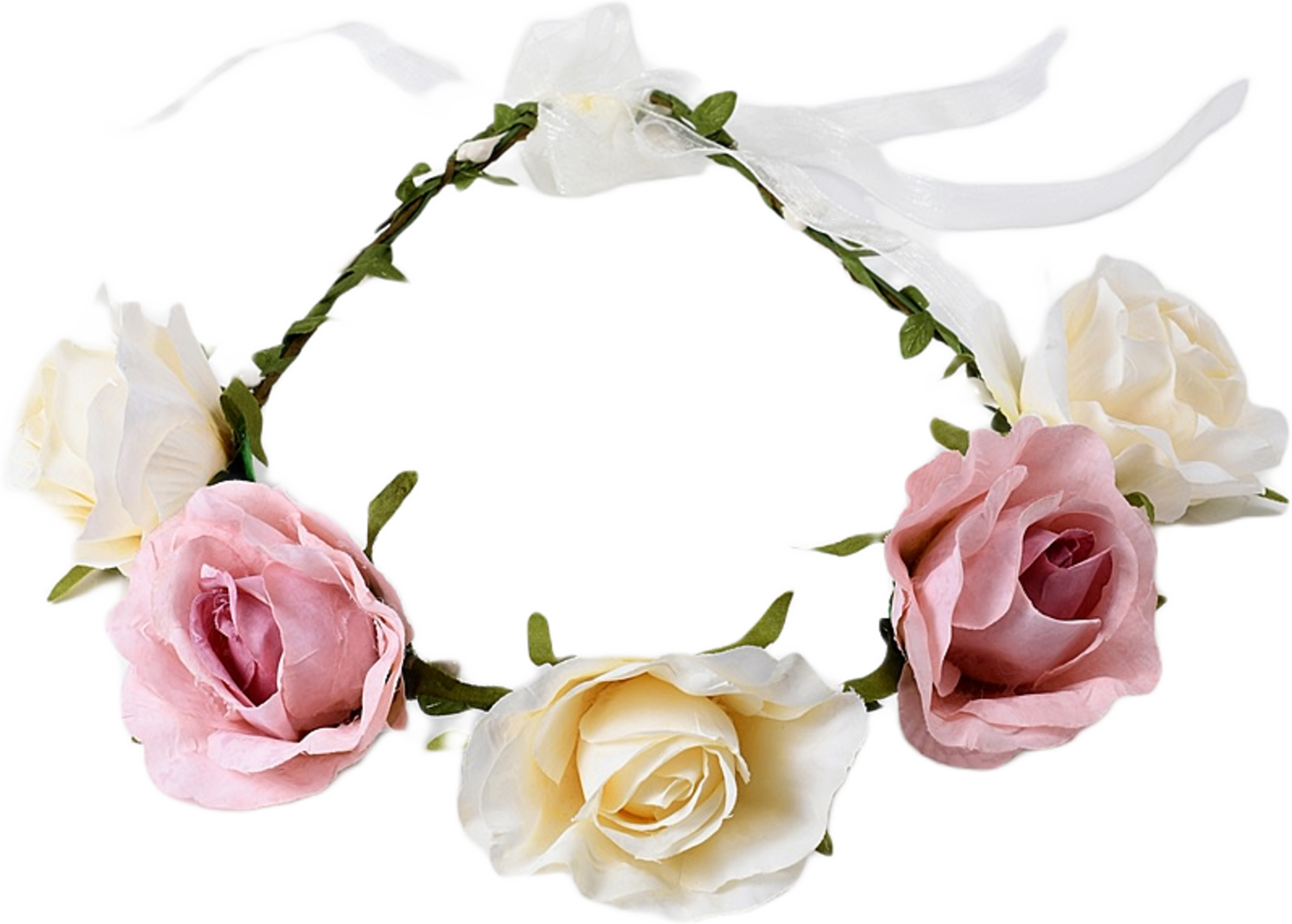 Blomkrans LOU, från Appear, i färgen Pink/White. Klicka för att öppna bilden i stort format