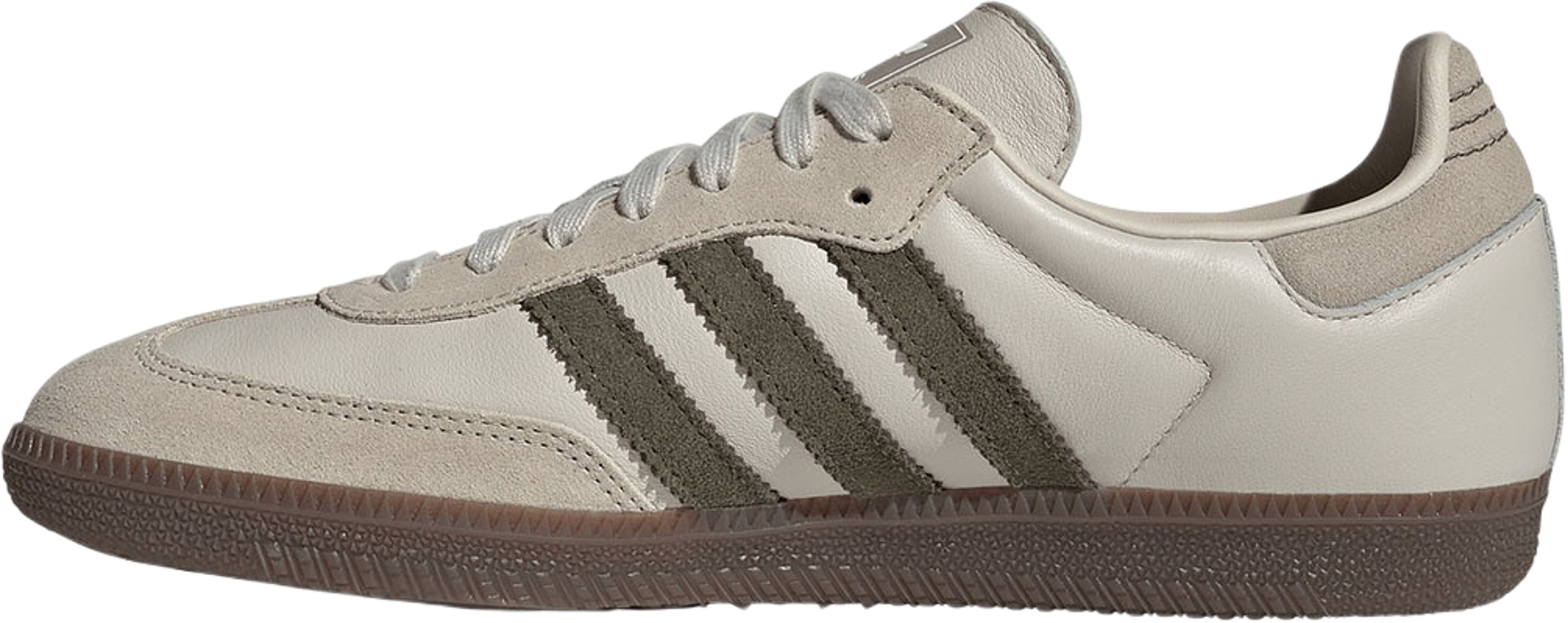 Samba OG Shoes, från Adidas Originals, i färgen Alumin/Medrkh/Gum5.