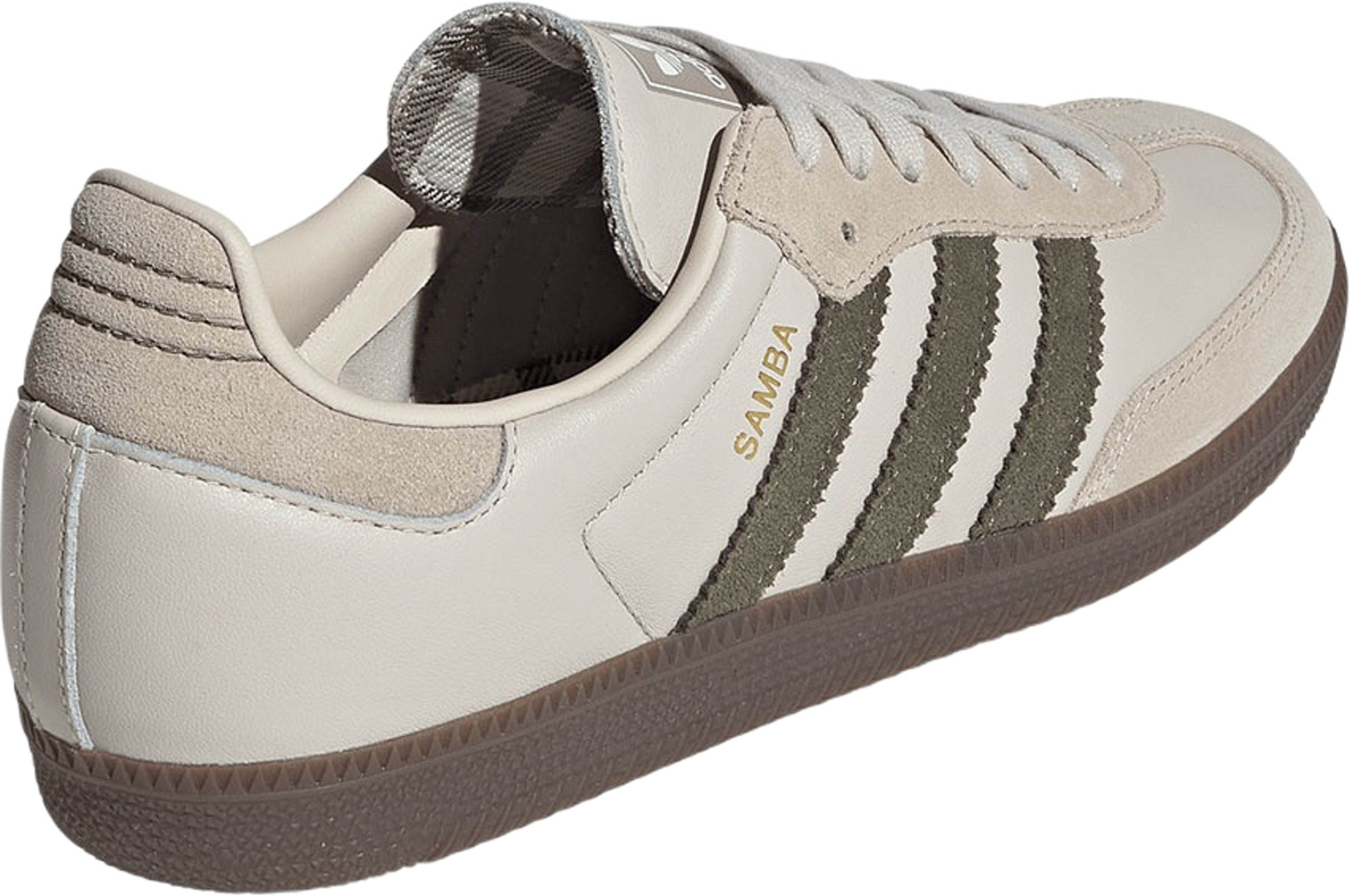 Samba OG Shoes, från Adidas Originals, i färgen Alumin/Medrkh/Gum5.