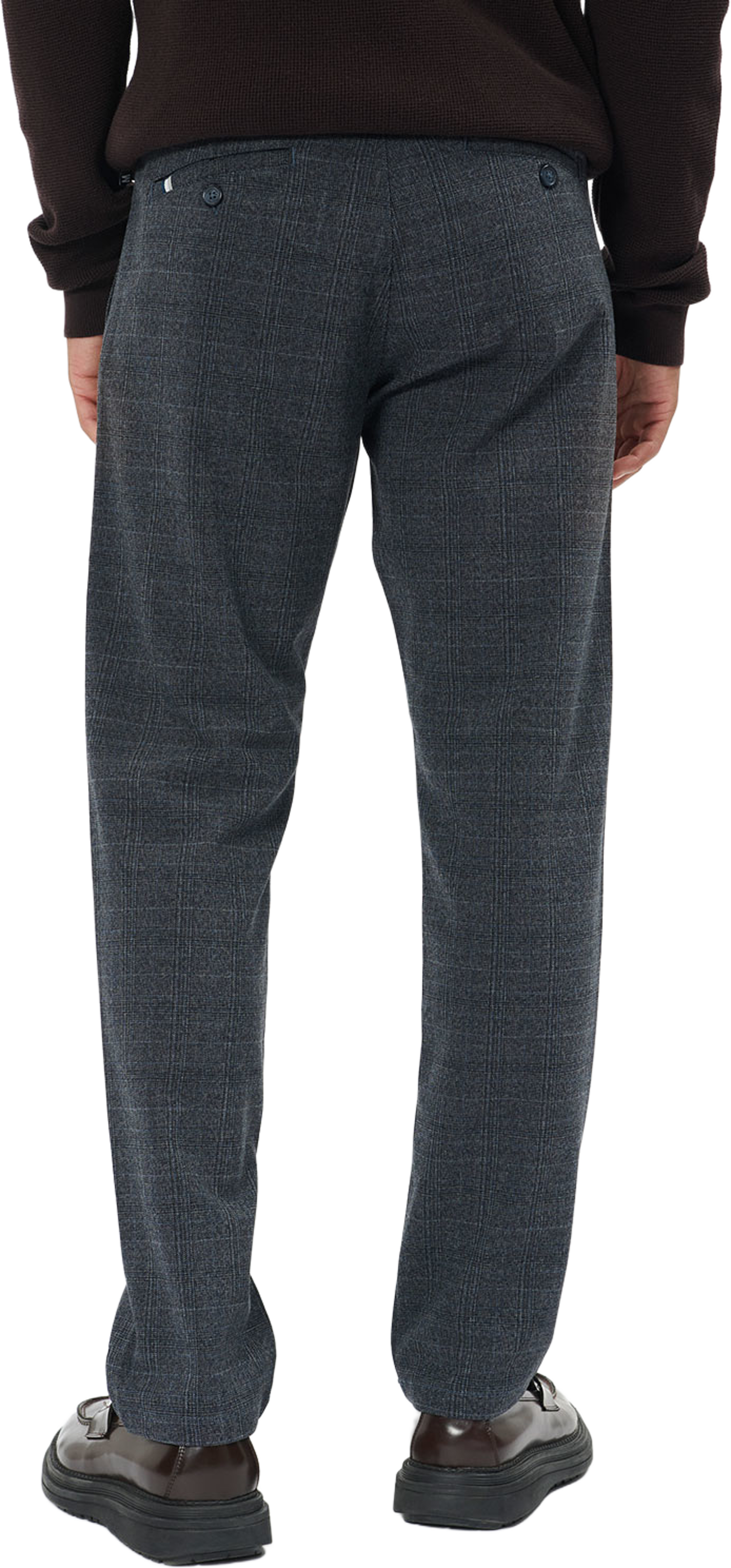 MAPristu Trousers, från Matinique, i färgen Big Navy Check. Klicka för att öppna bilden i stort format