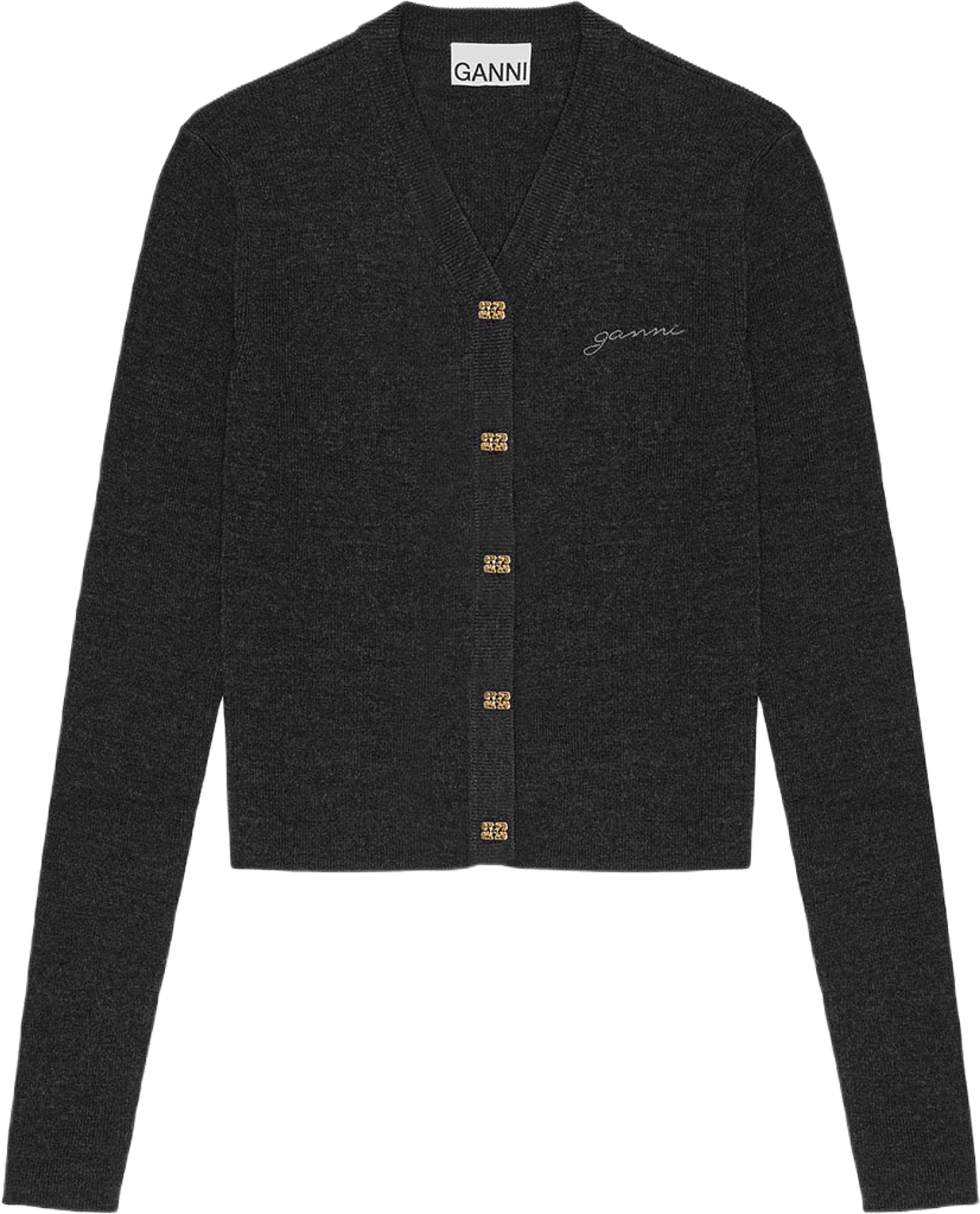 Mini Ribbed Merino Cardigan