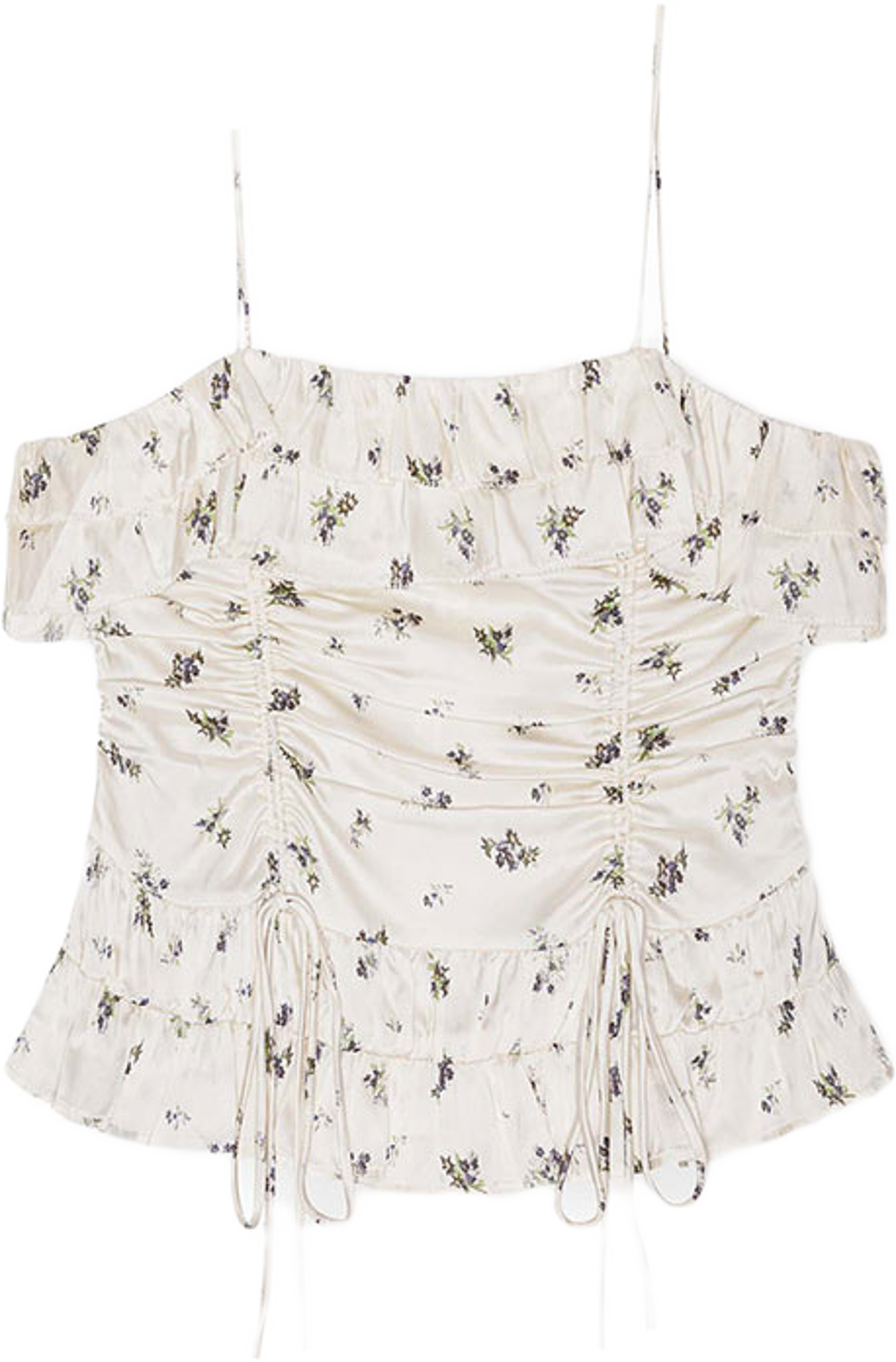 Printed Satin Slip Top