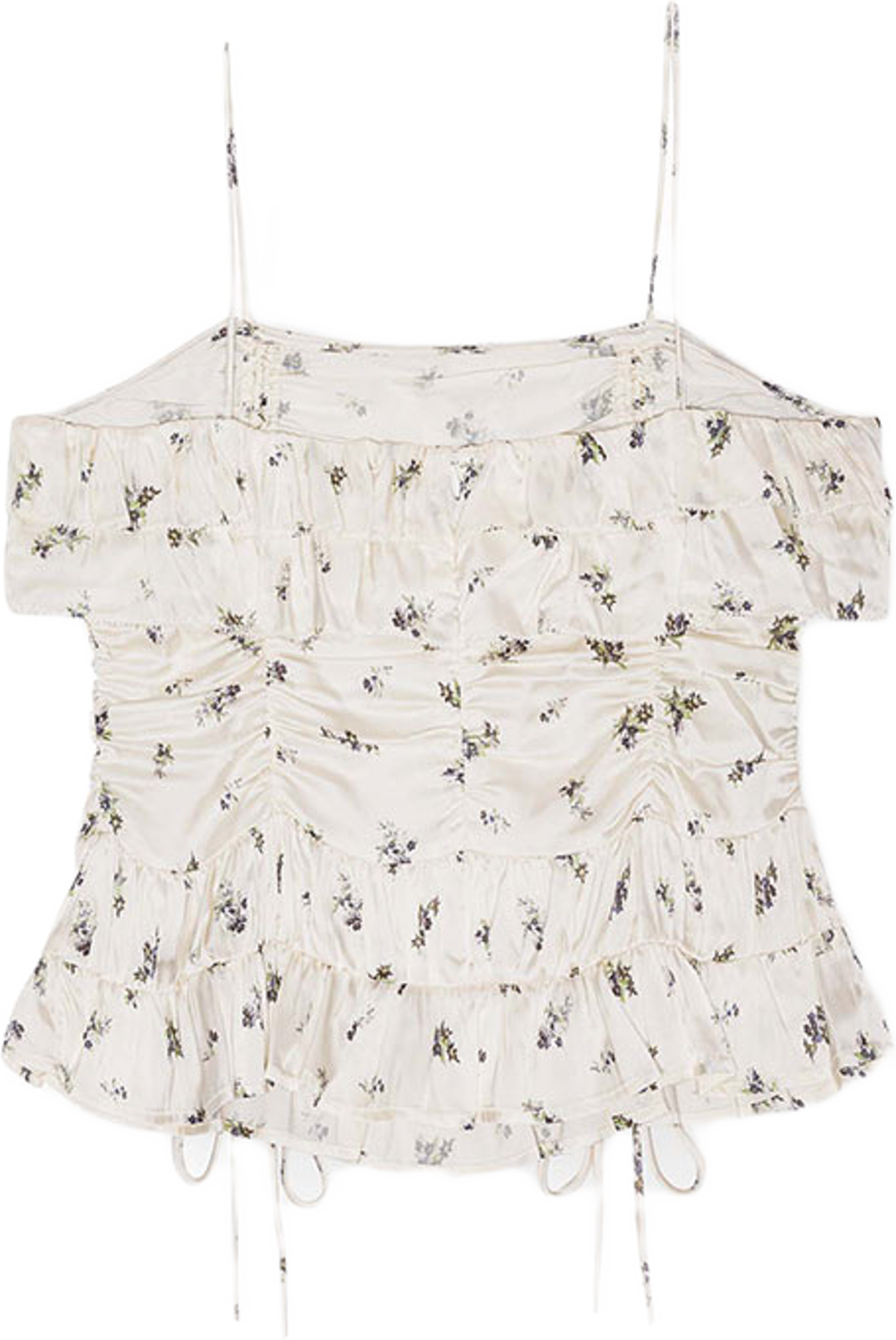 Printed Satin Slip Top