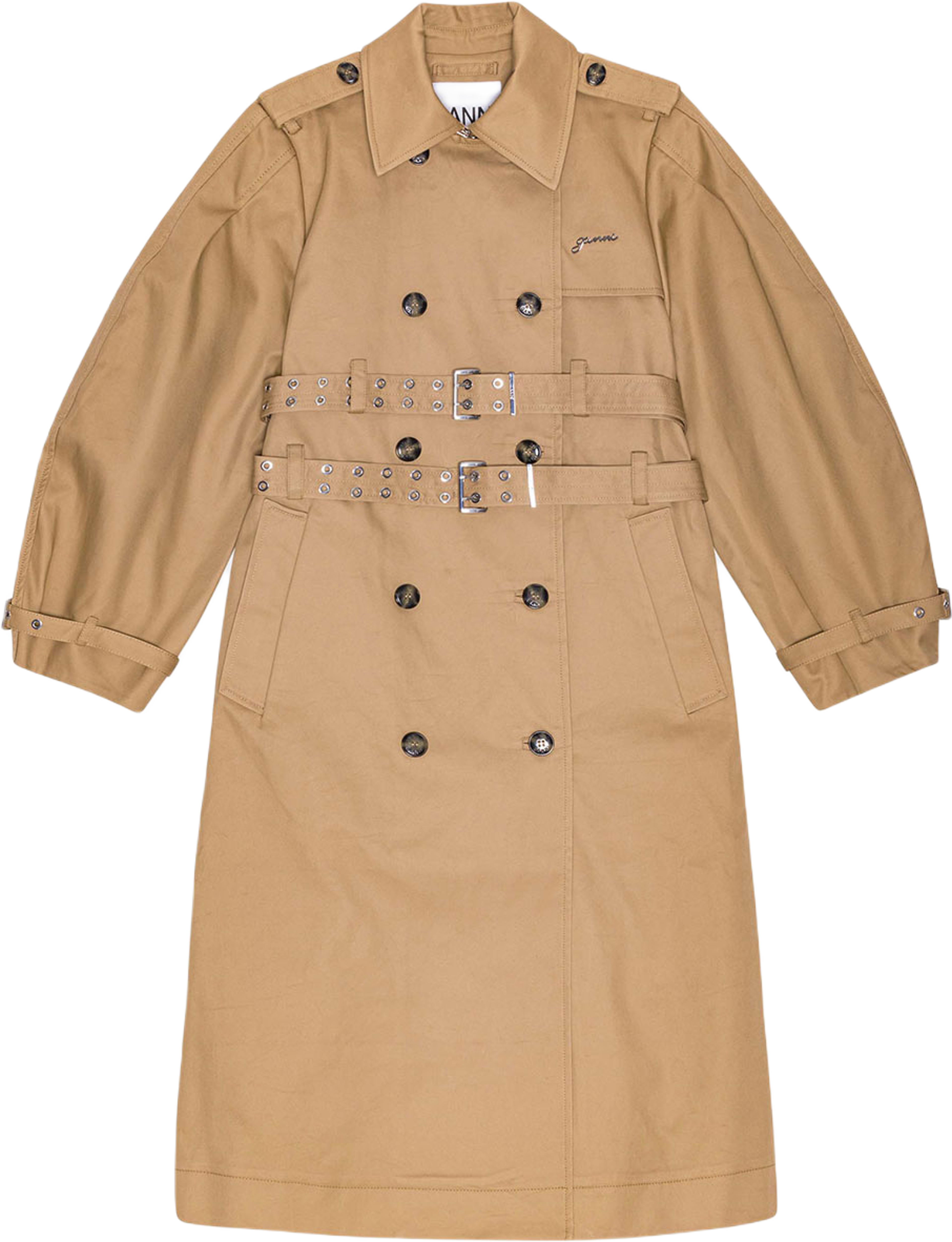 Bonded Cotton Trench Coat