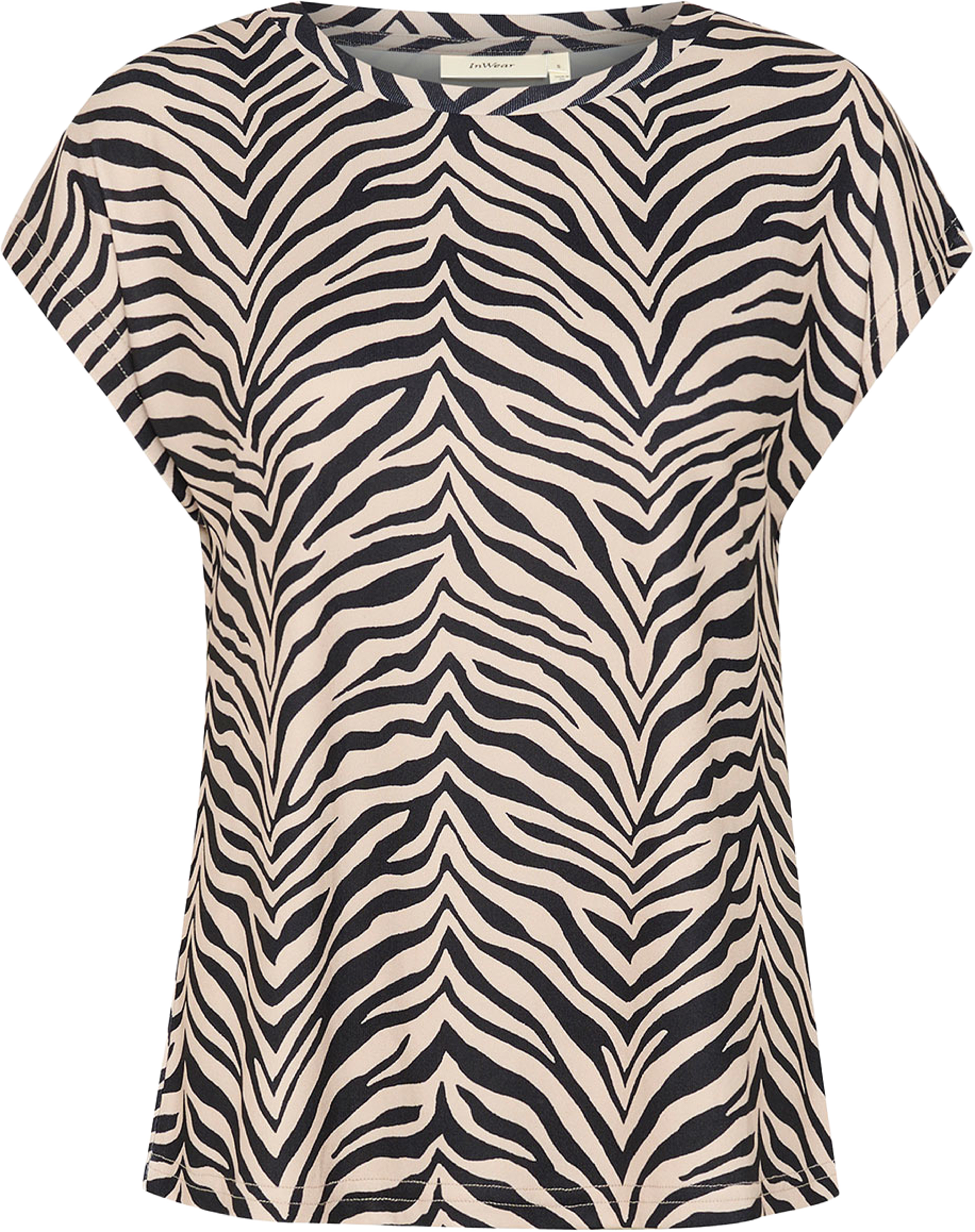 SuieIW T-shirt, från Inwear, i färgen Classic Zeebra. Klicka för att öppna bilden i stort format