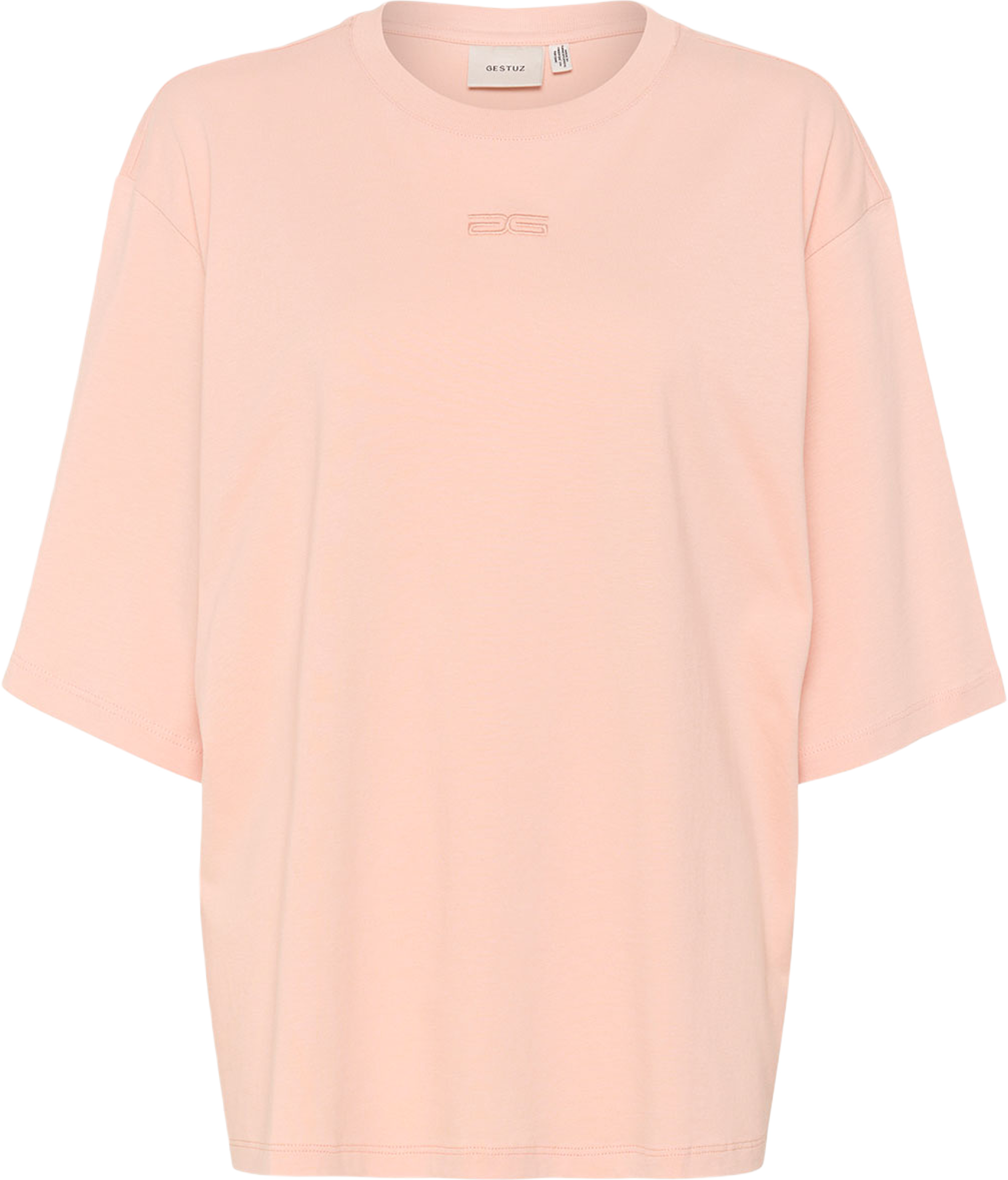 SimmaGZ emb tee, från Gestuz, i färgen Peach Whip. Klicka för att öppna bilden i stort format