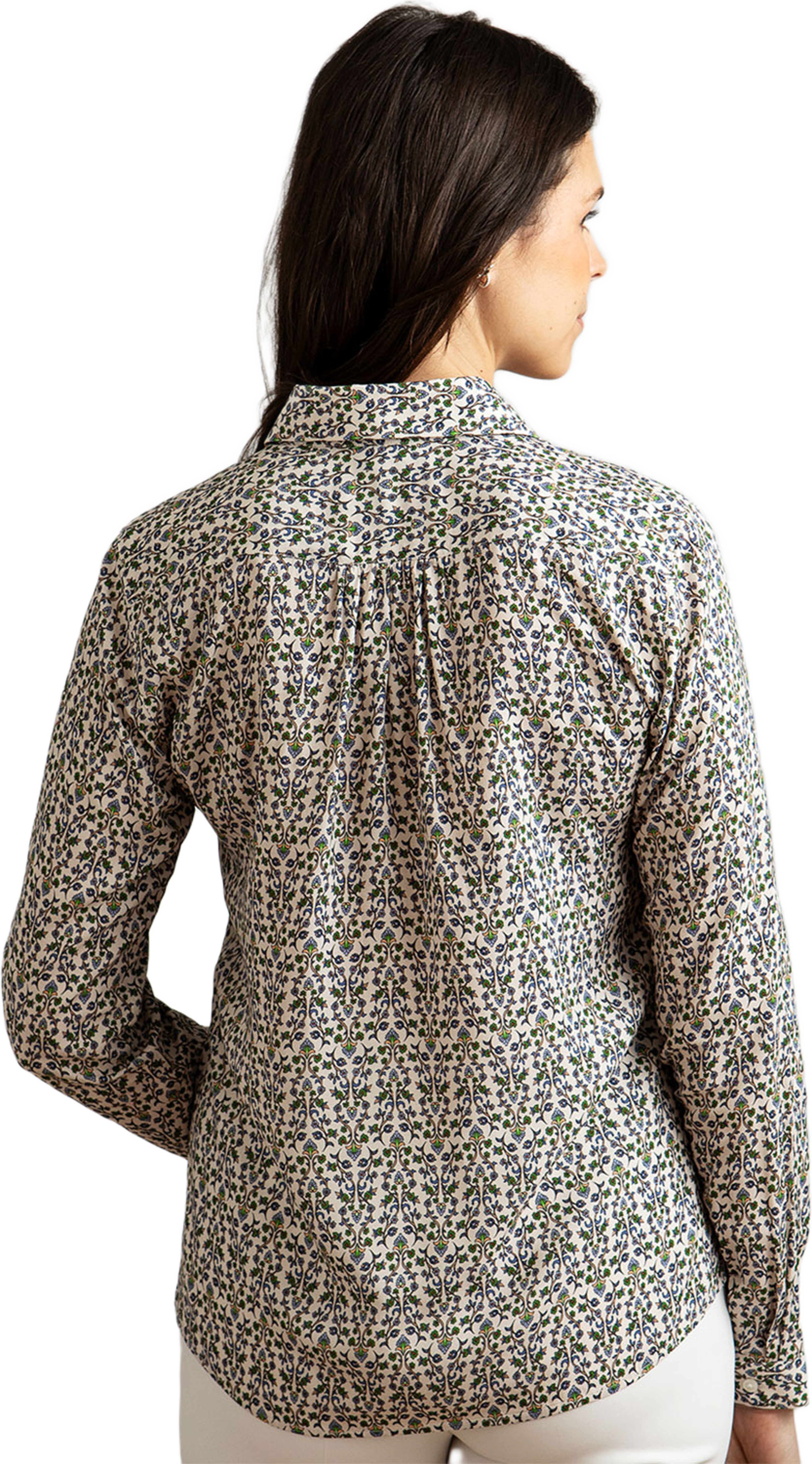 Blus Gina Floral Medallion
