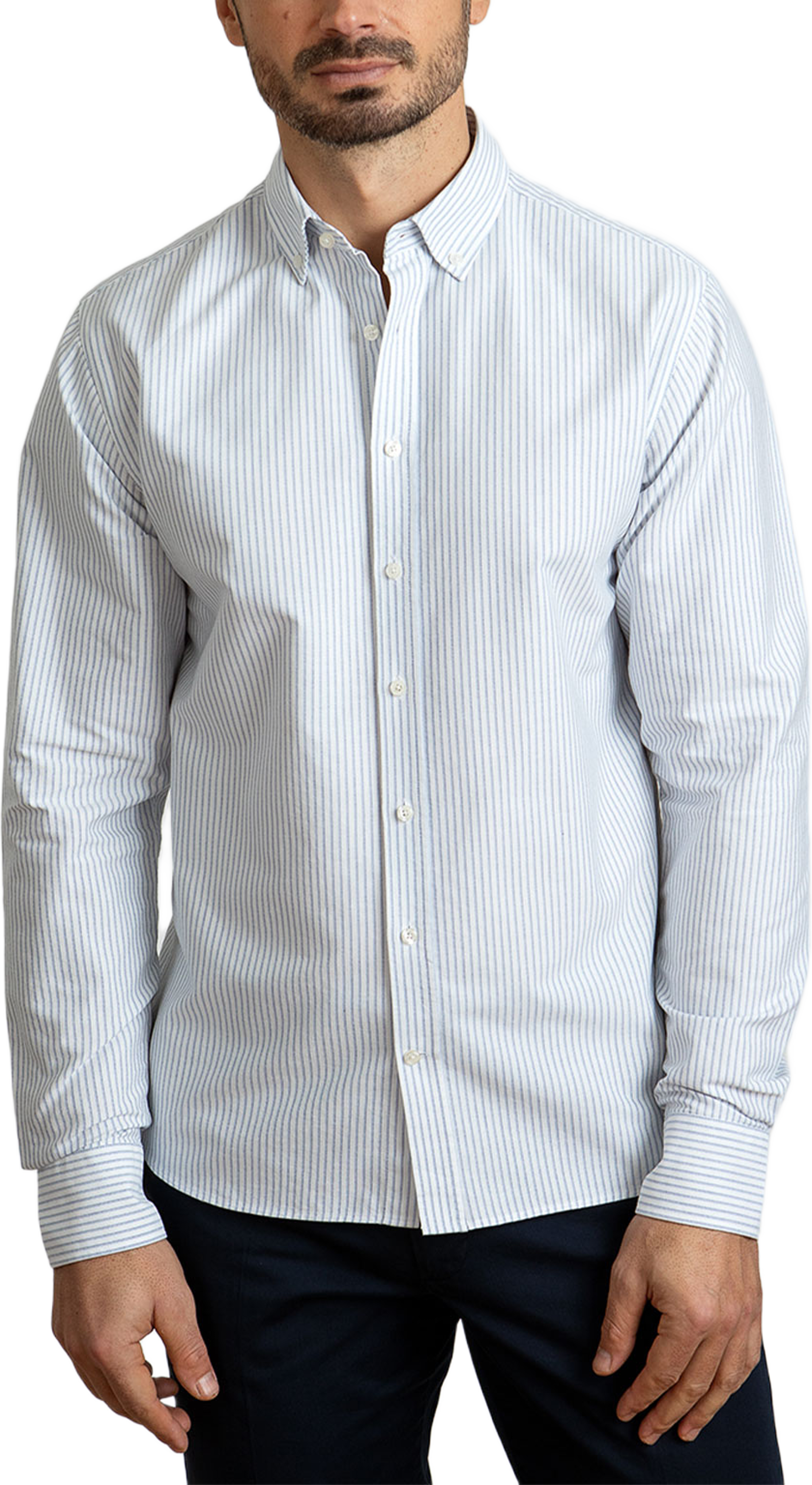 Skjorta harbour stripe Oxford