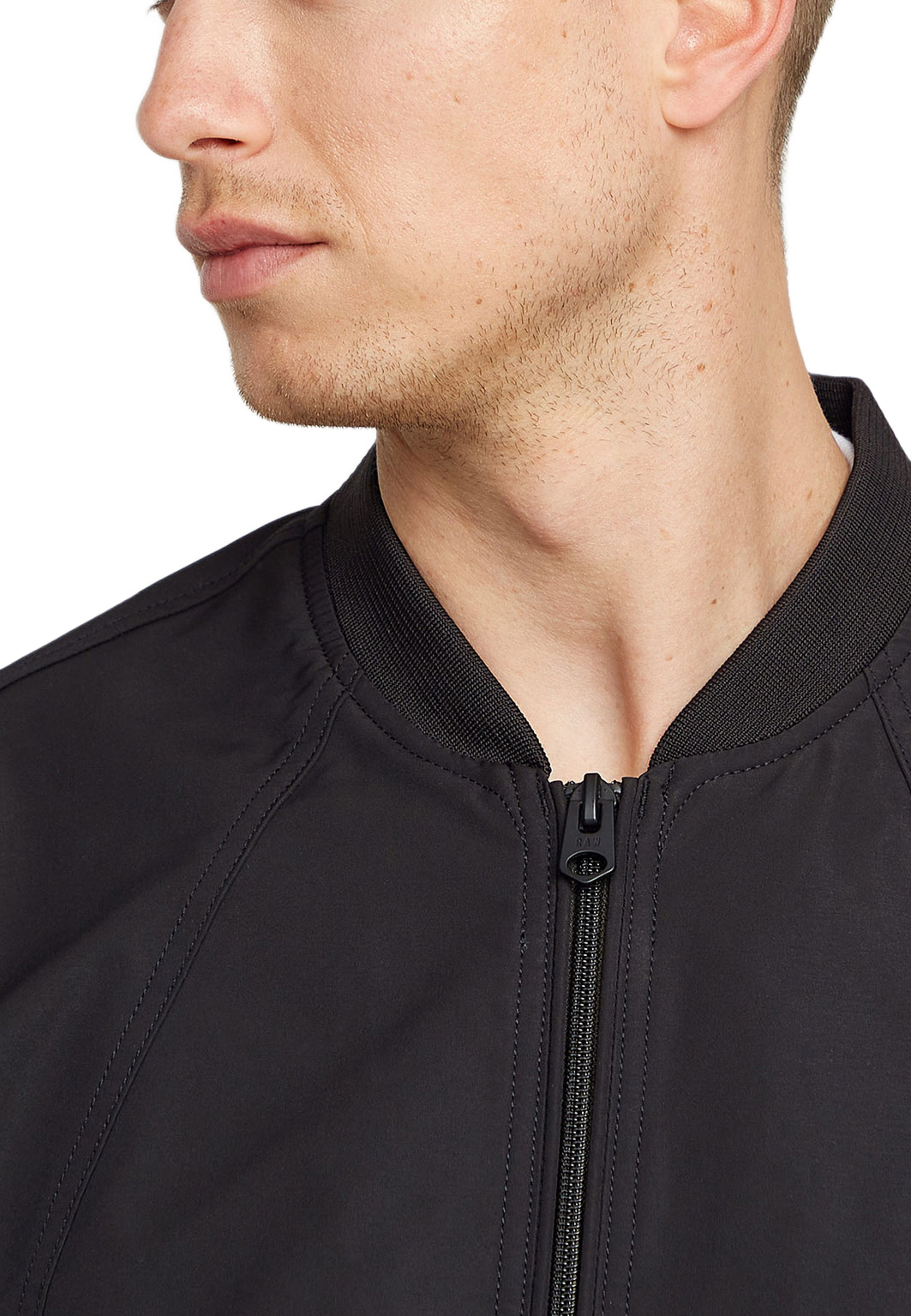 Unpadded bomber jacket