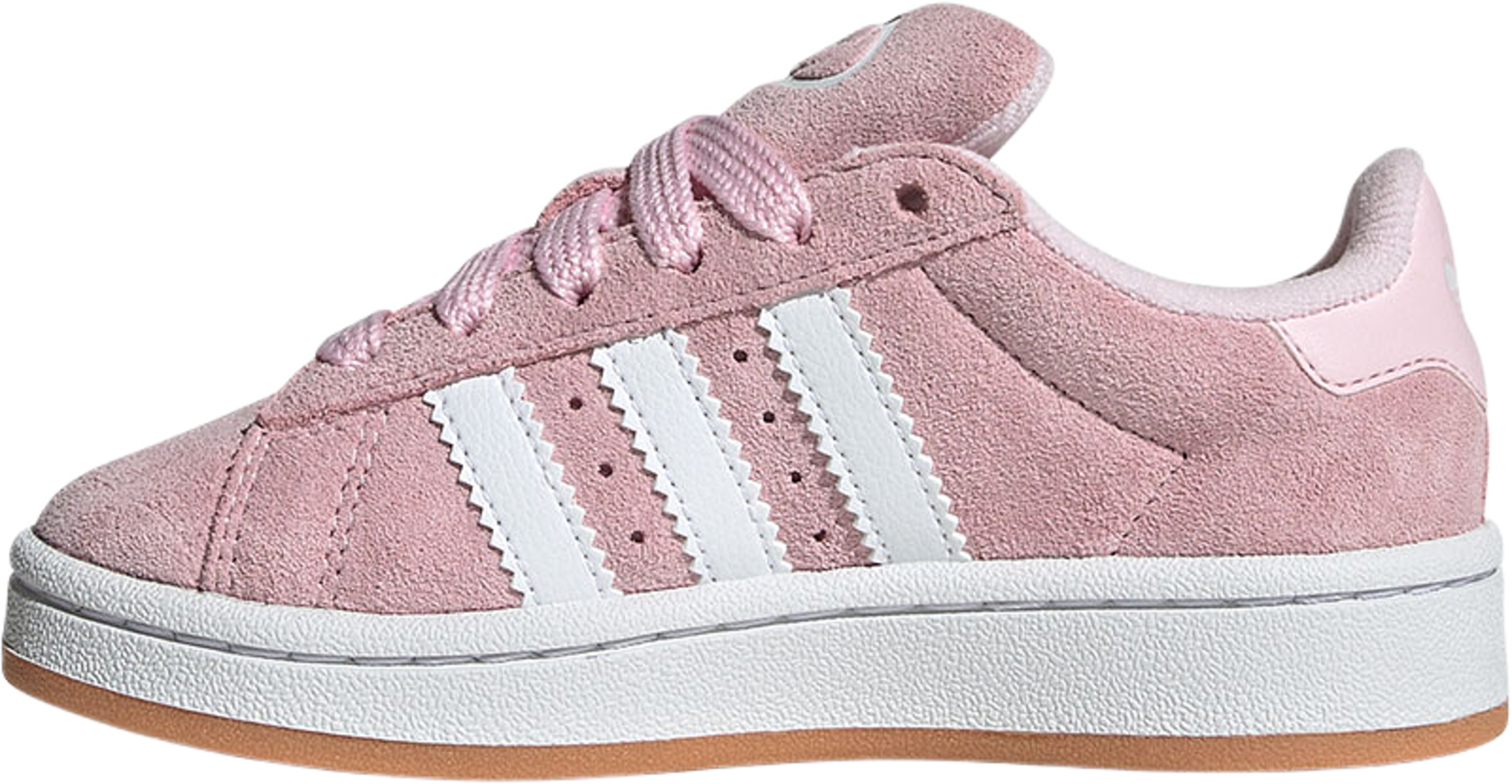 Campus 00s Skor, från Adidas Originals, i färgen Clpink/Ftwwht/Gum2. Klicka för att öppna bilden i stort format