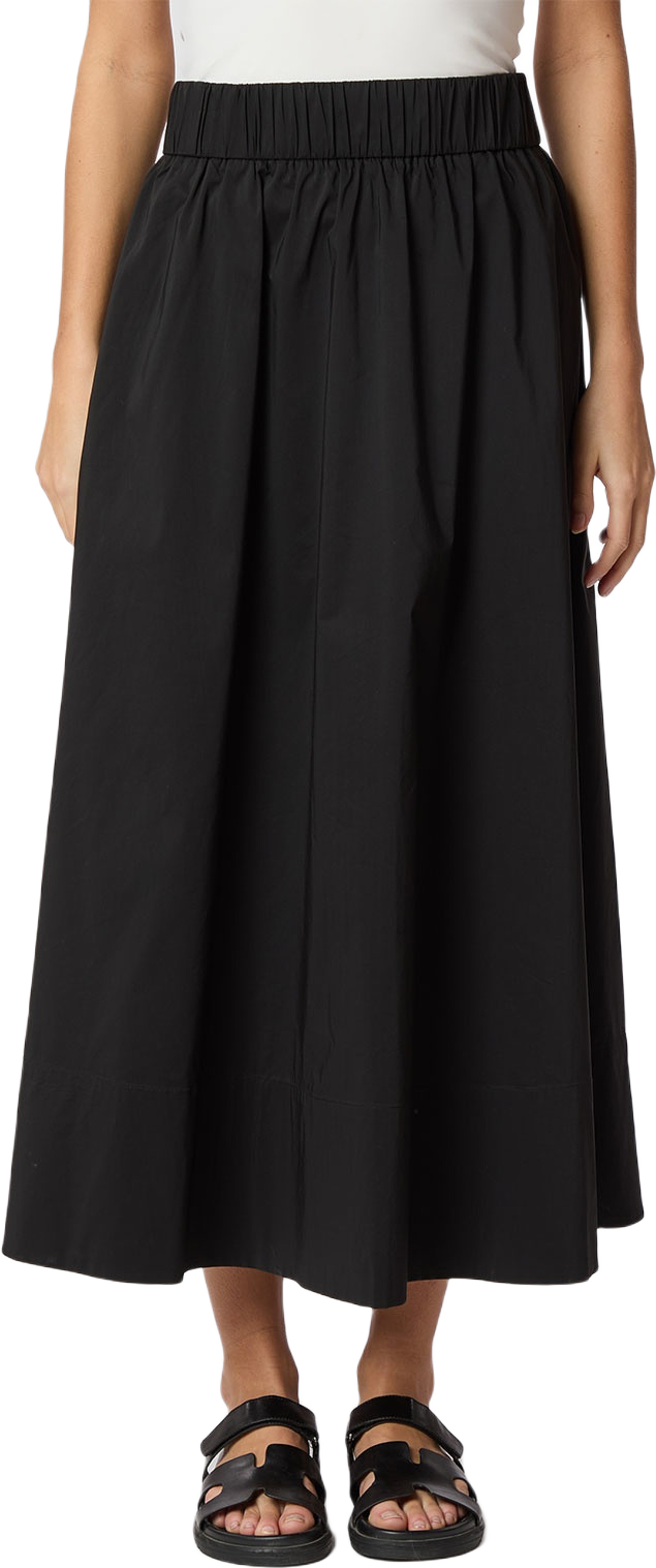 Yara Long Poplin Skirt