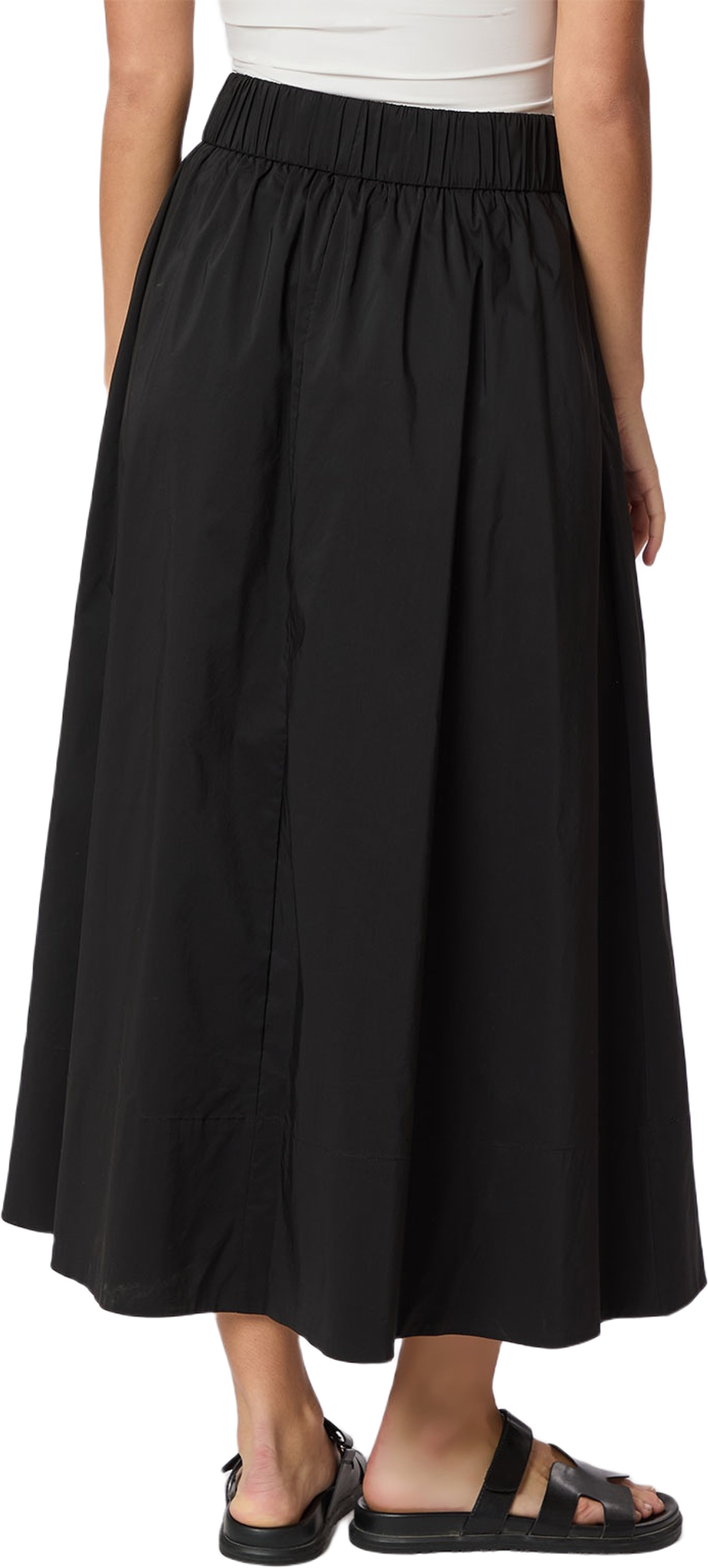 Yara Long Poplin Skirt