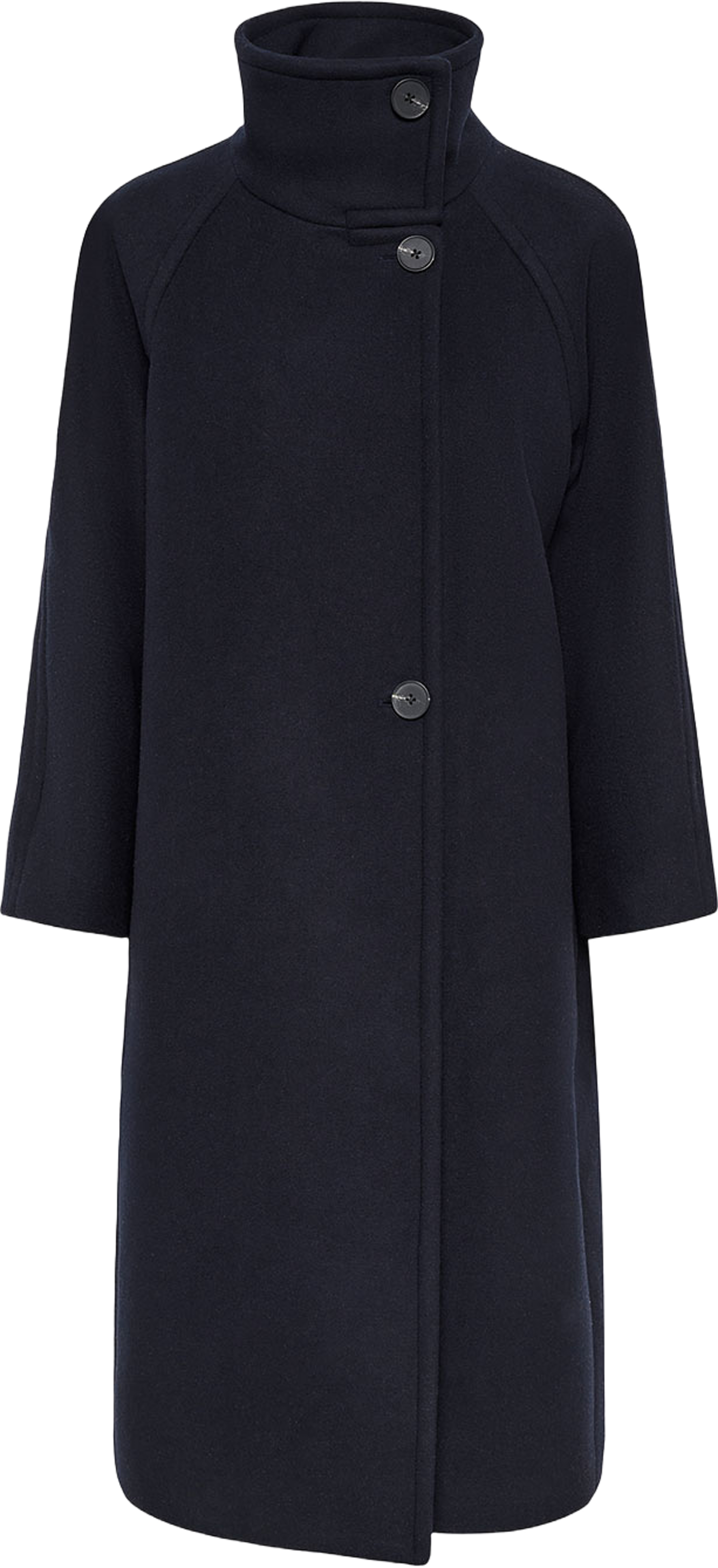 ThoraIW Coat, från Inwear, i färgen Marine Blue.