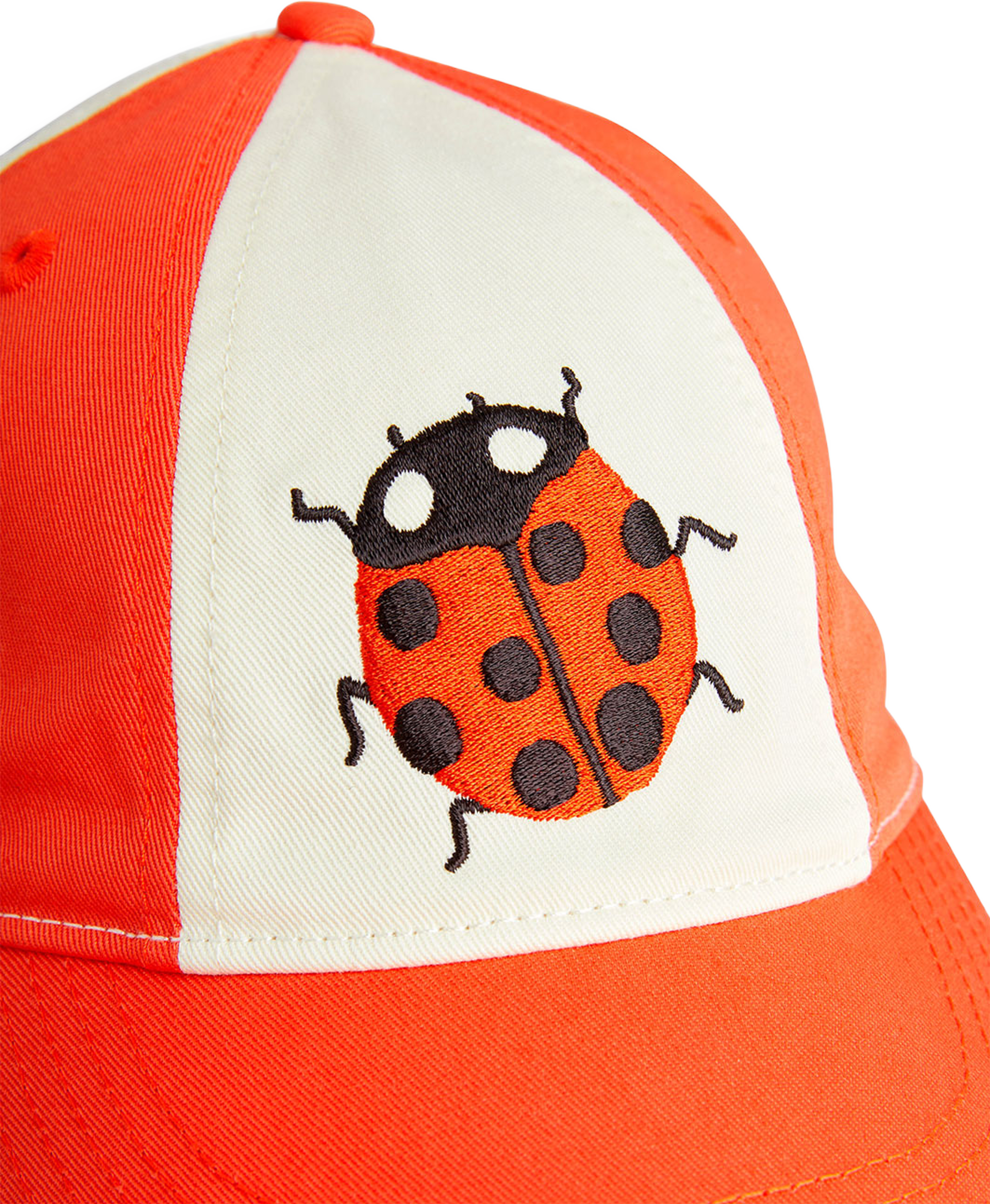 Ladybugs embroidered soft cap