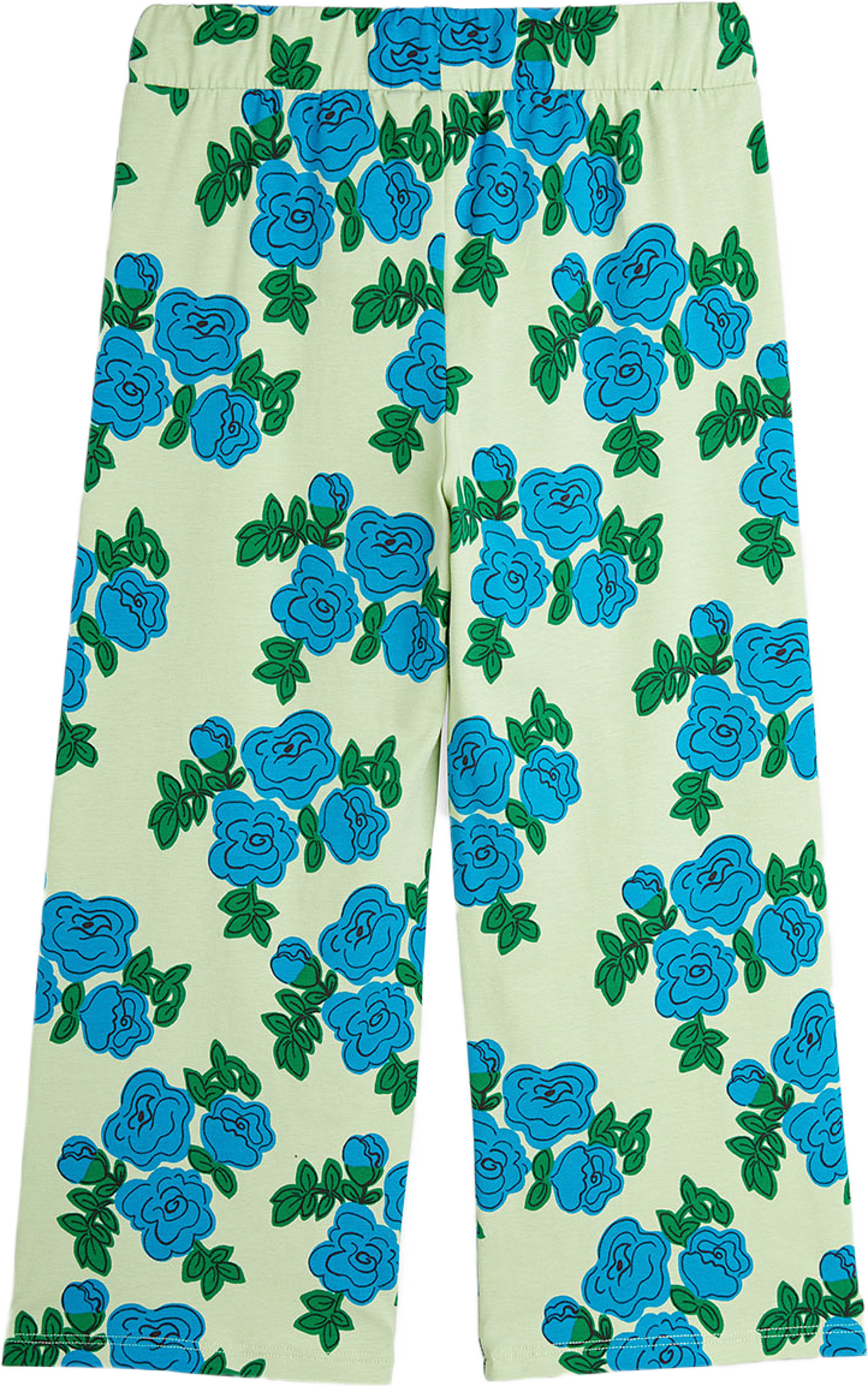 Blue roses trousers