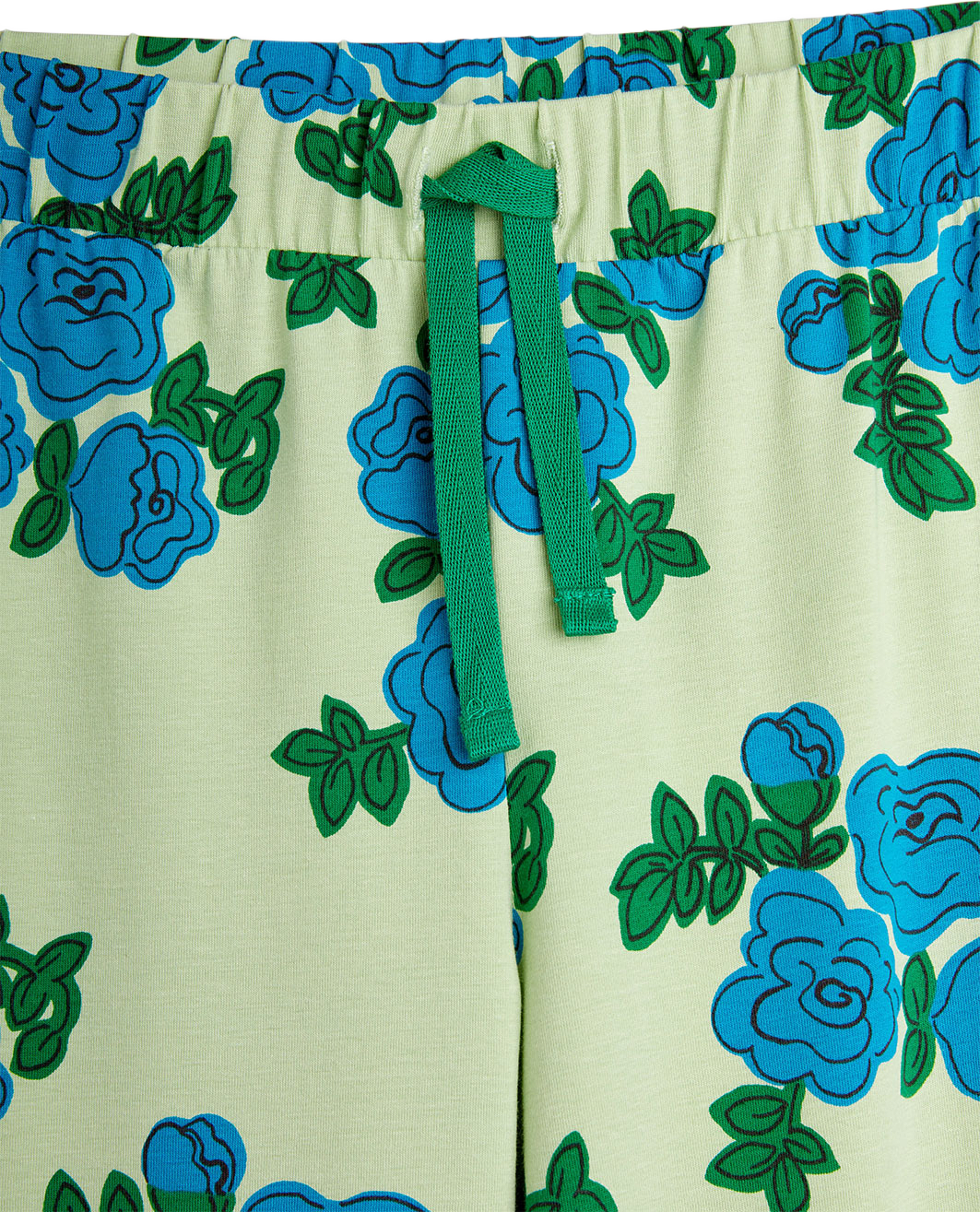 Blue roses trousers