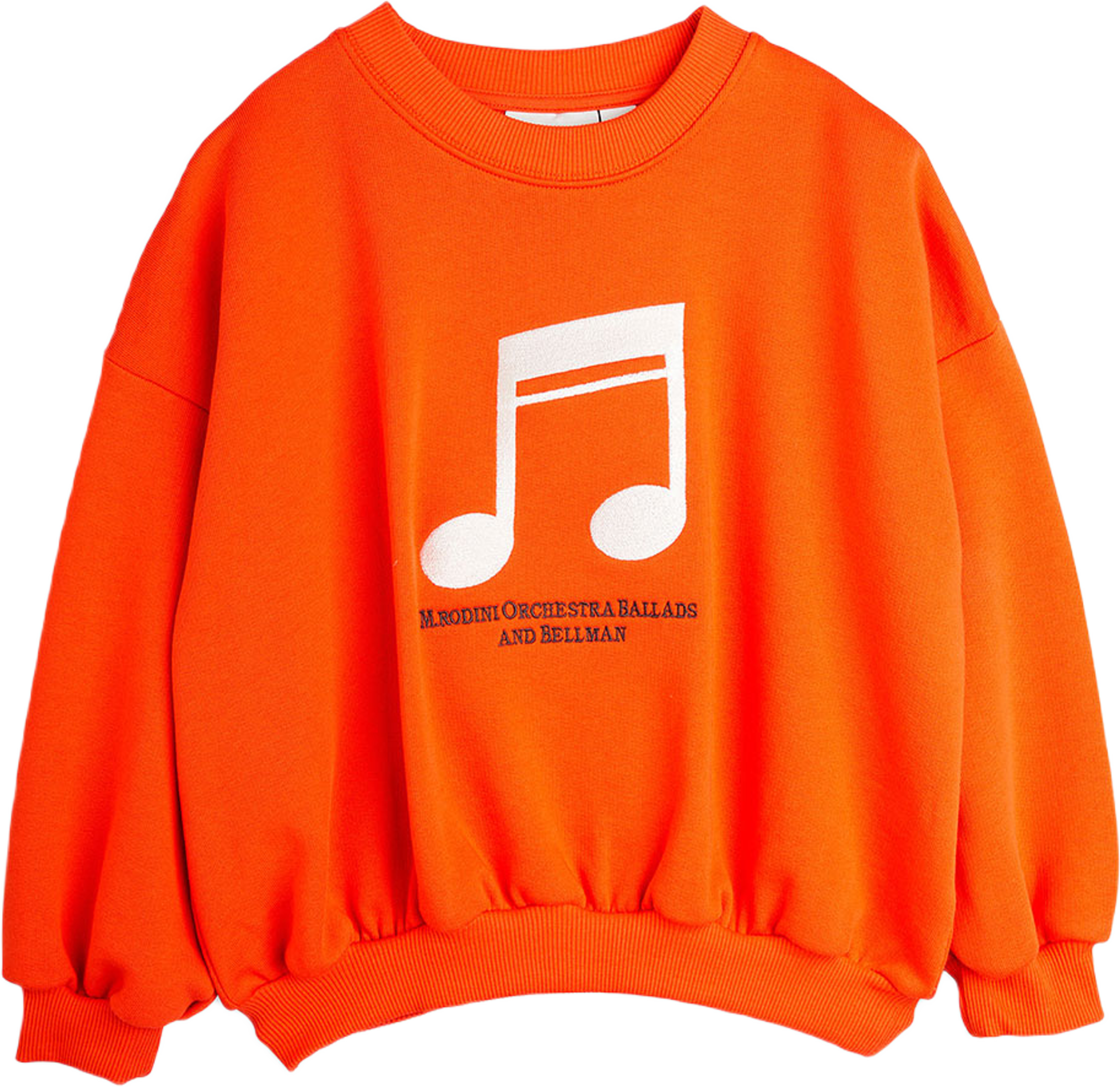 Note embroidered sweatshirt