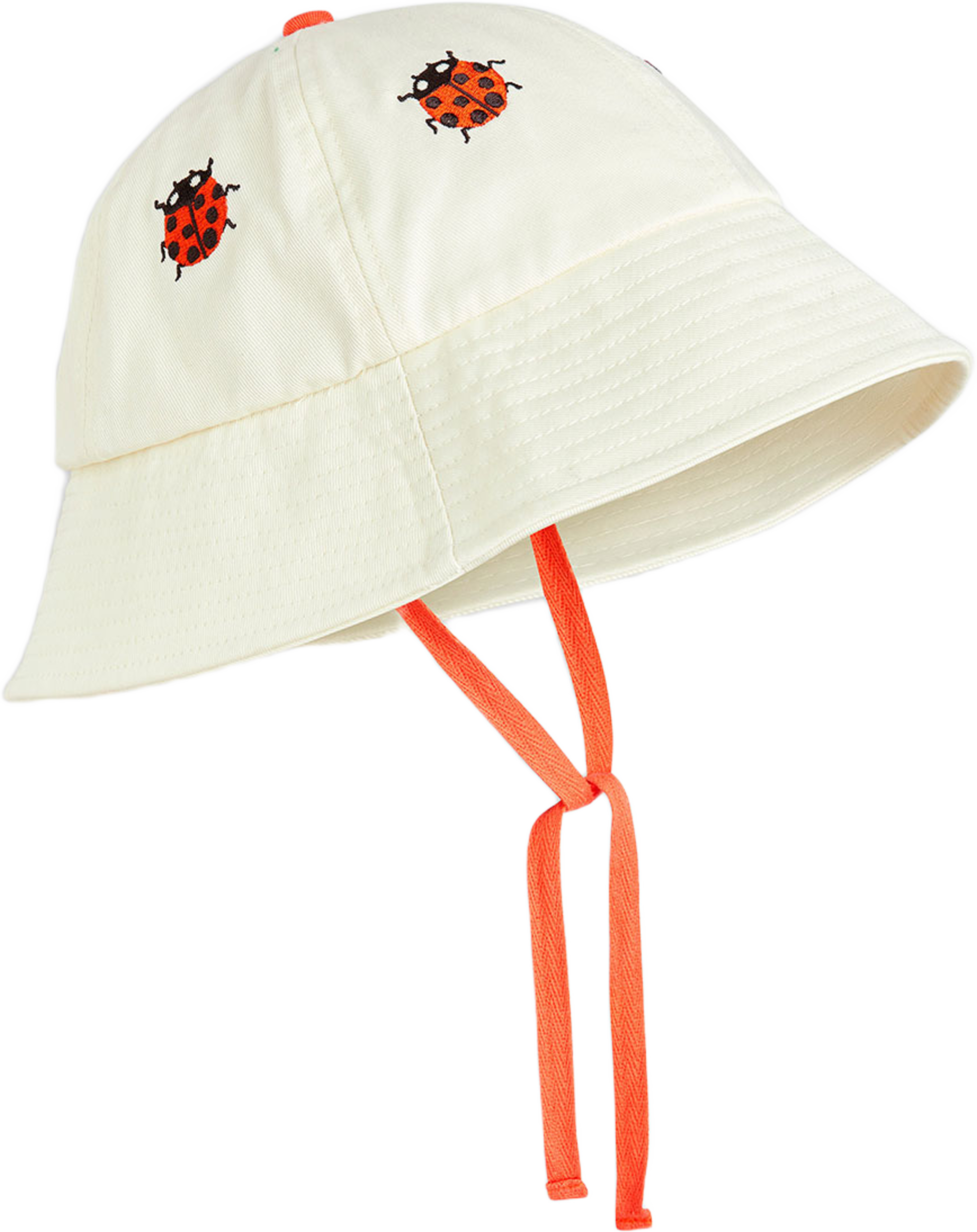 Ladybug embroidered sun hat