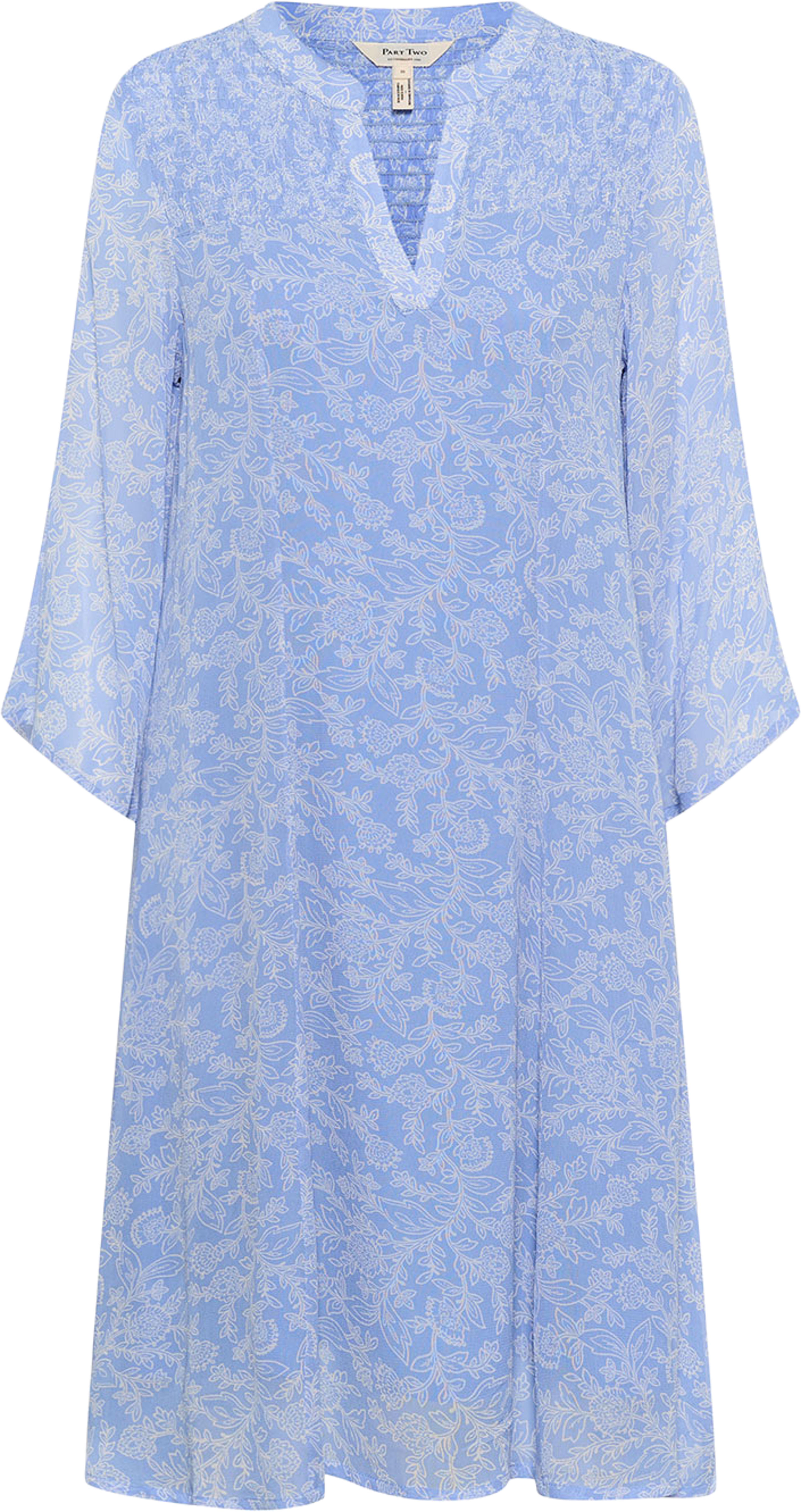 ElkaPW Dress, från Part Two, i färgen Blue Wallpaper Flower.