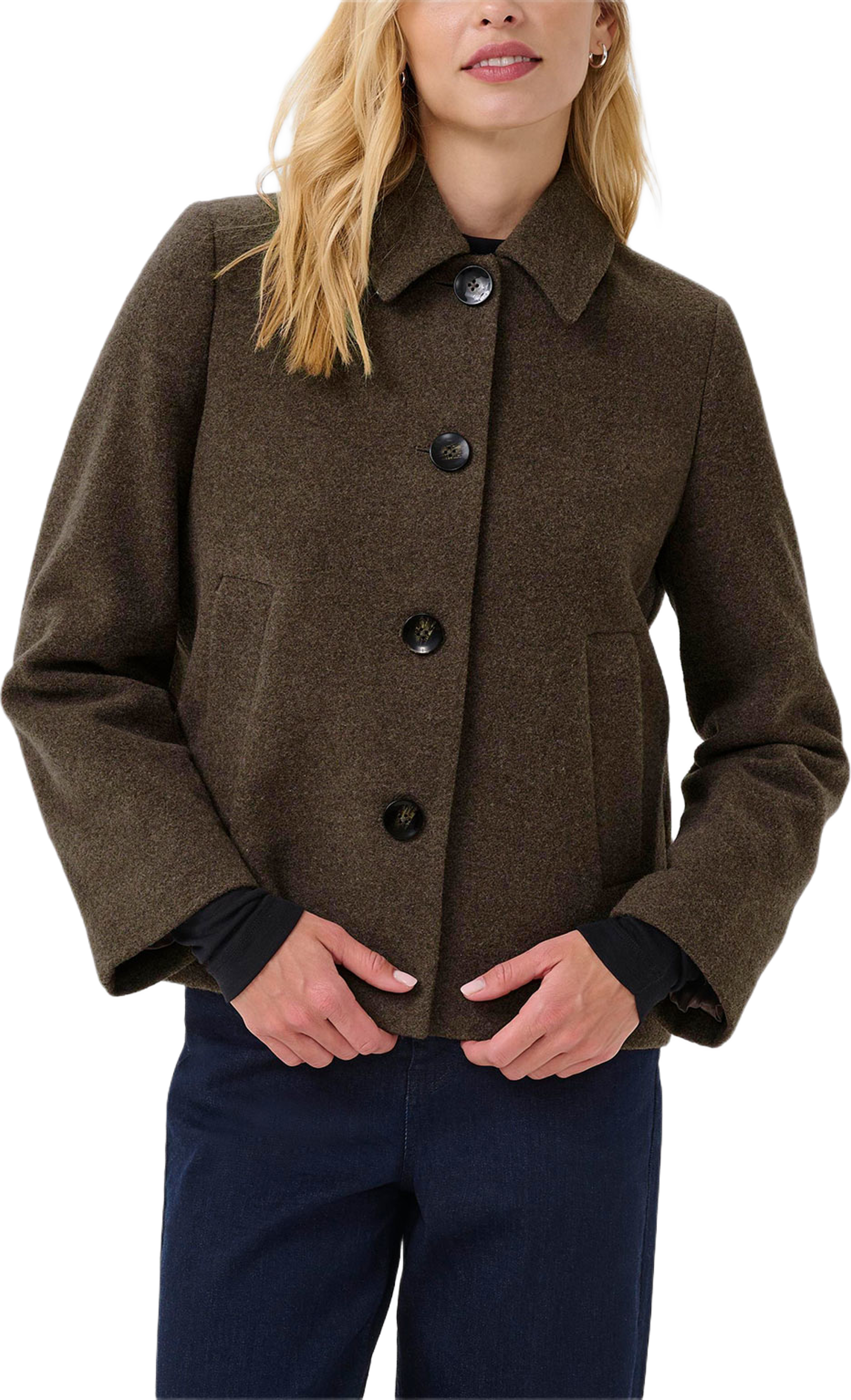 LamillaPW Coat, från Part Two, i färgen Dark Walnut Melange.