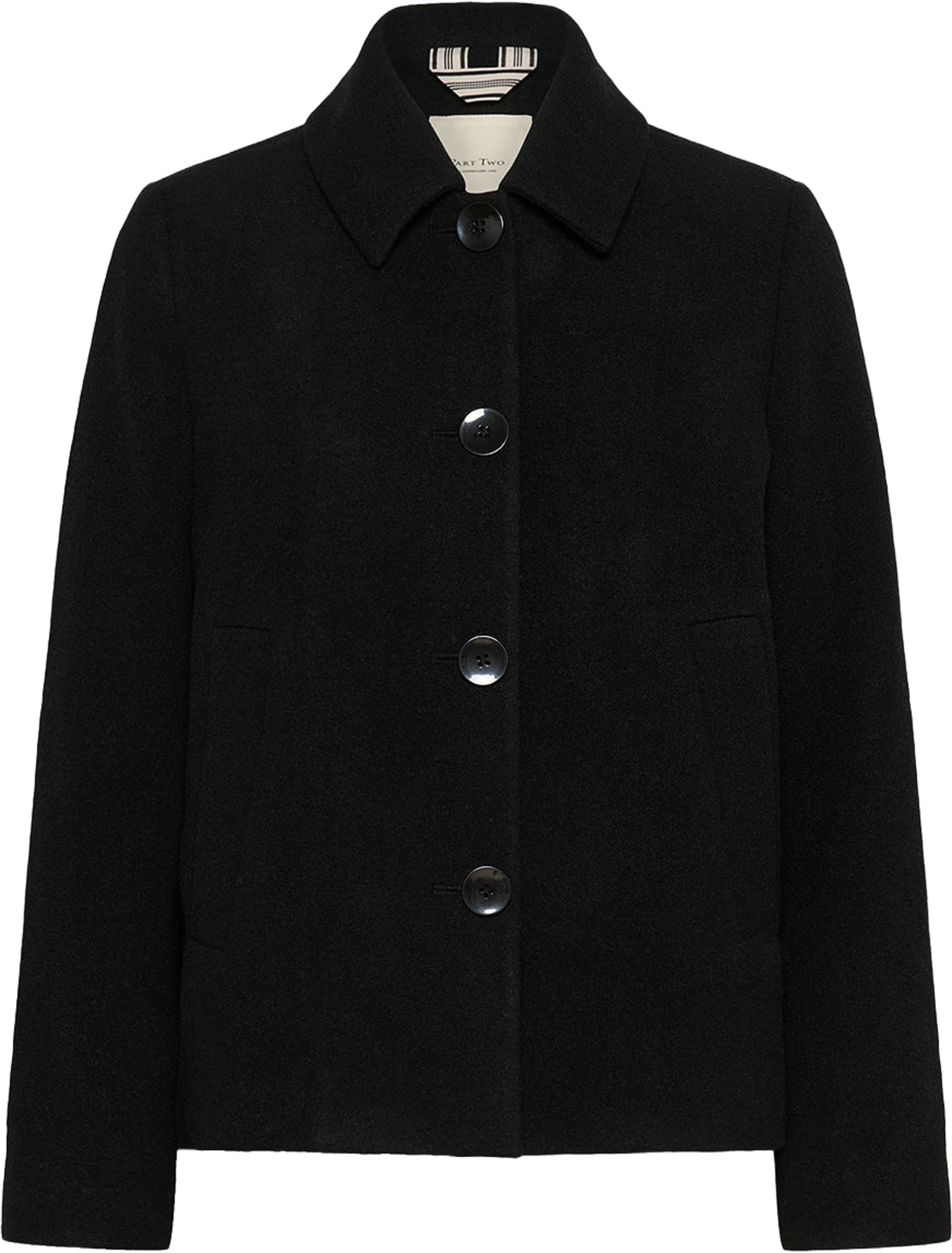 LamillaPW Coat, från Part Two, i färgen Black.
