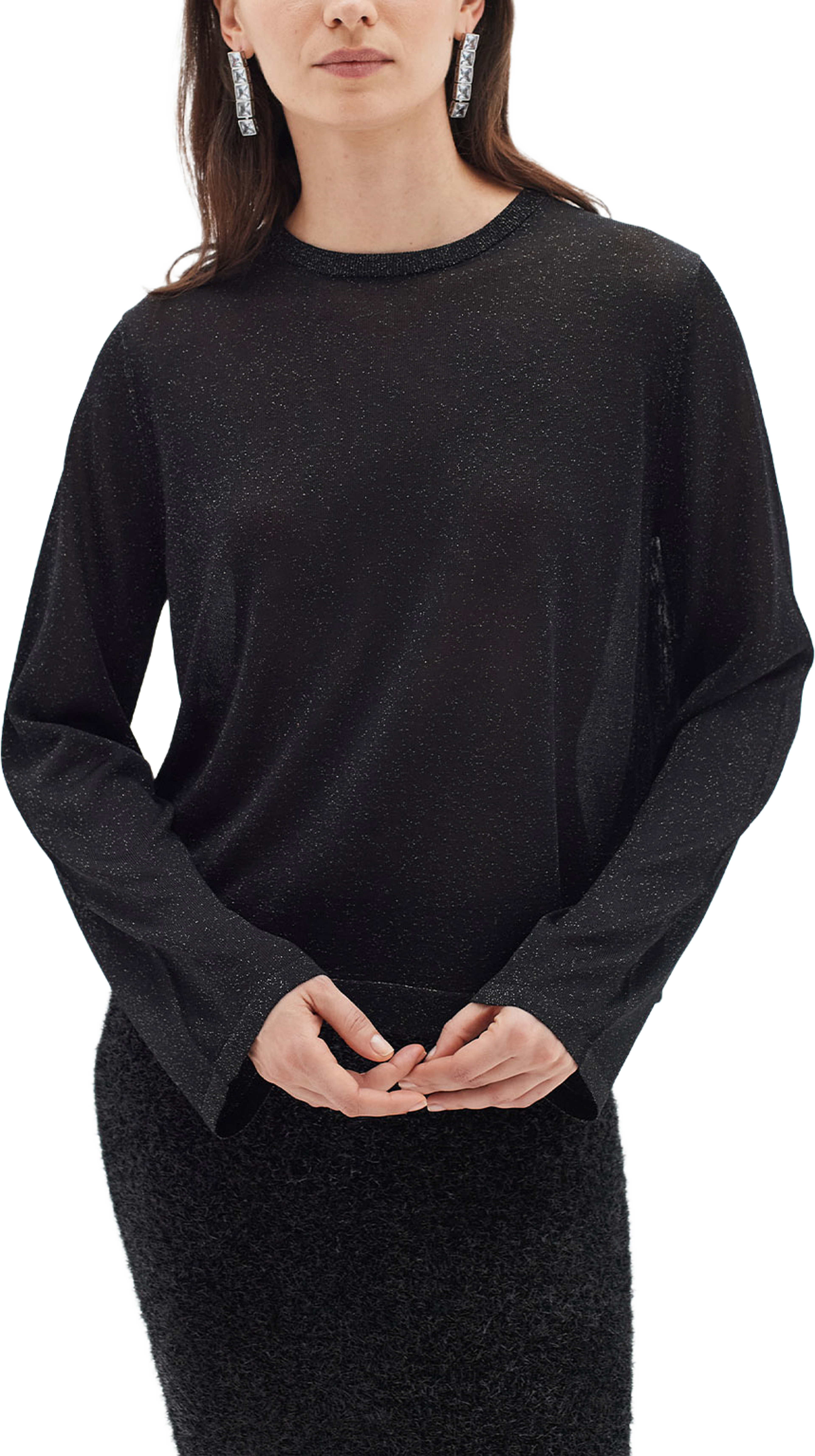 ThaniIW Pullover, från Inwear, i färgen Black. Klicka för att öppna bilden i stort format