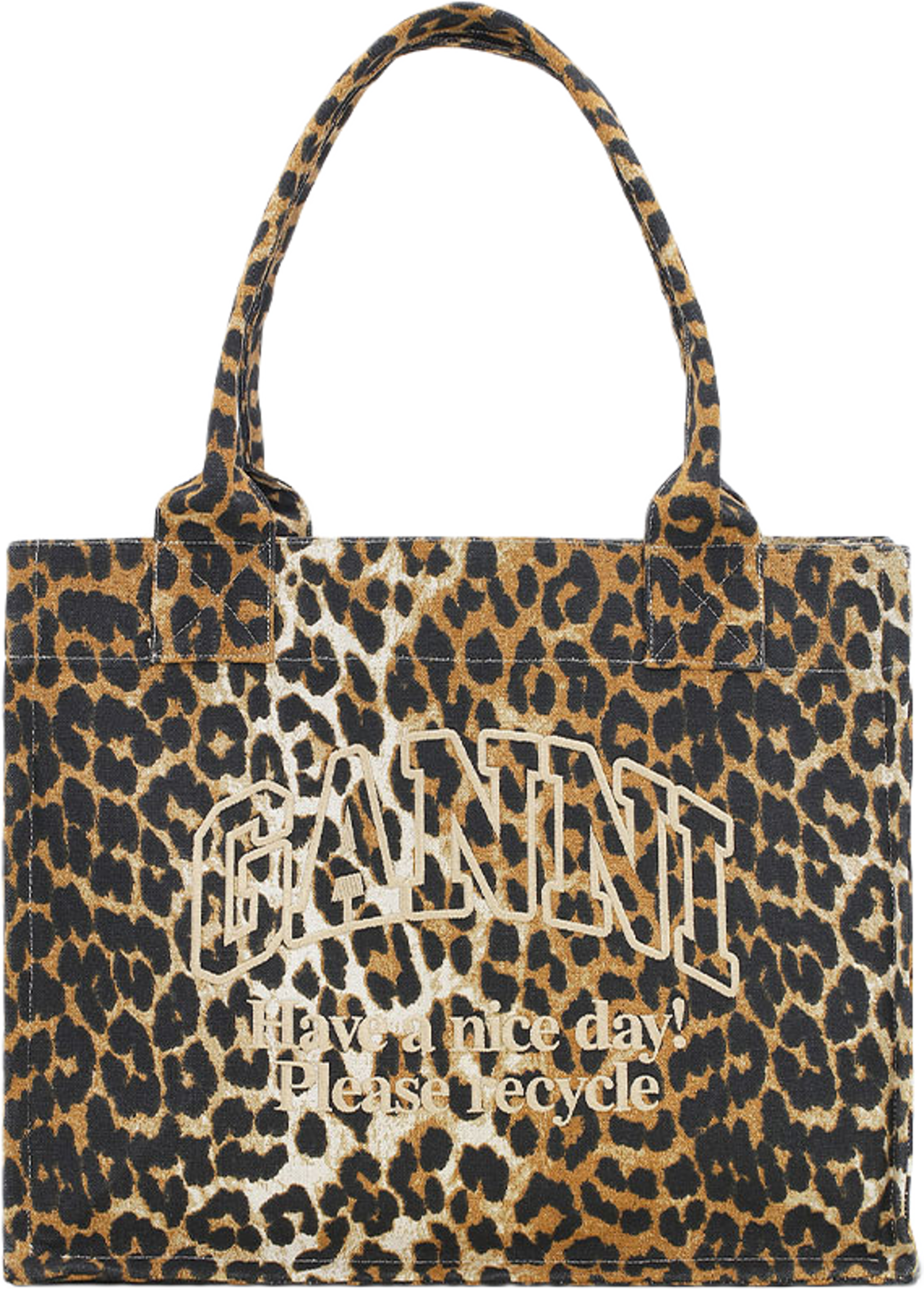 Canvas Shopper Leo Print