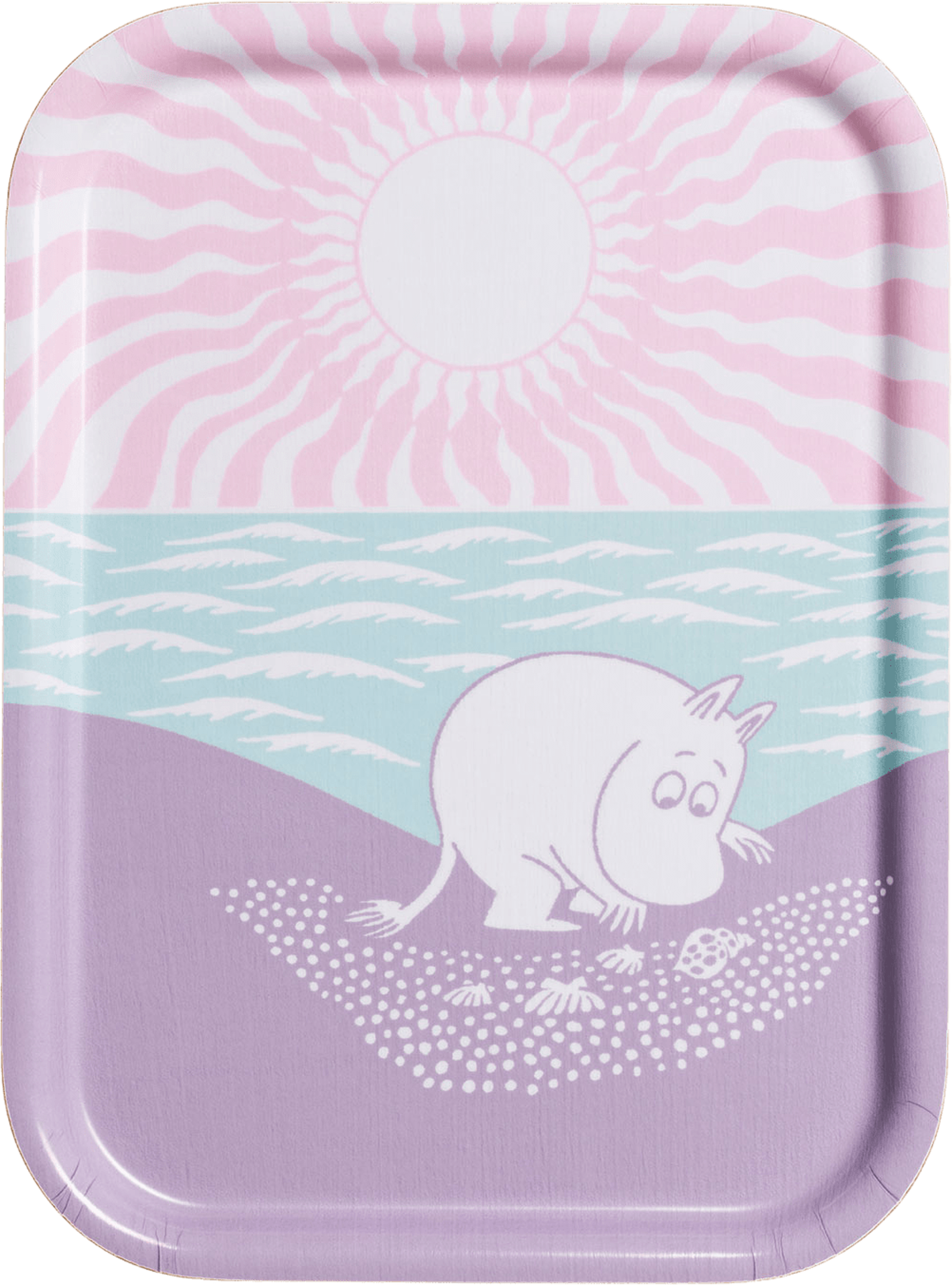 Mumin bricka 27x20 Strandliv