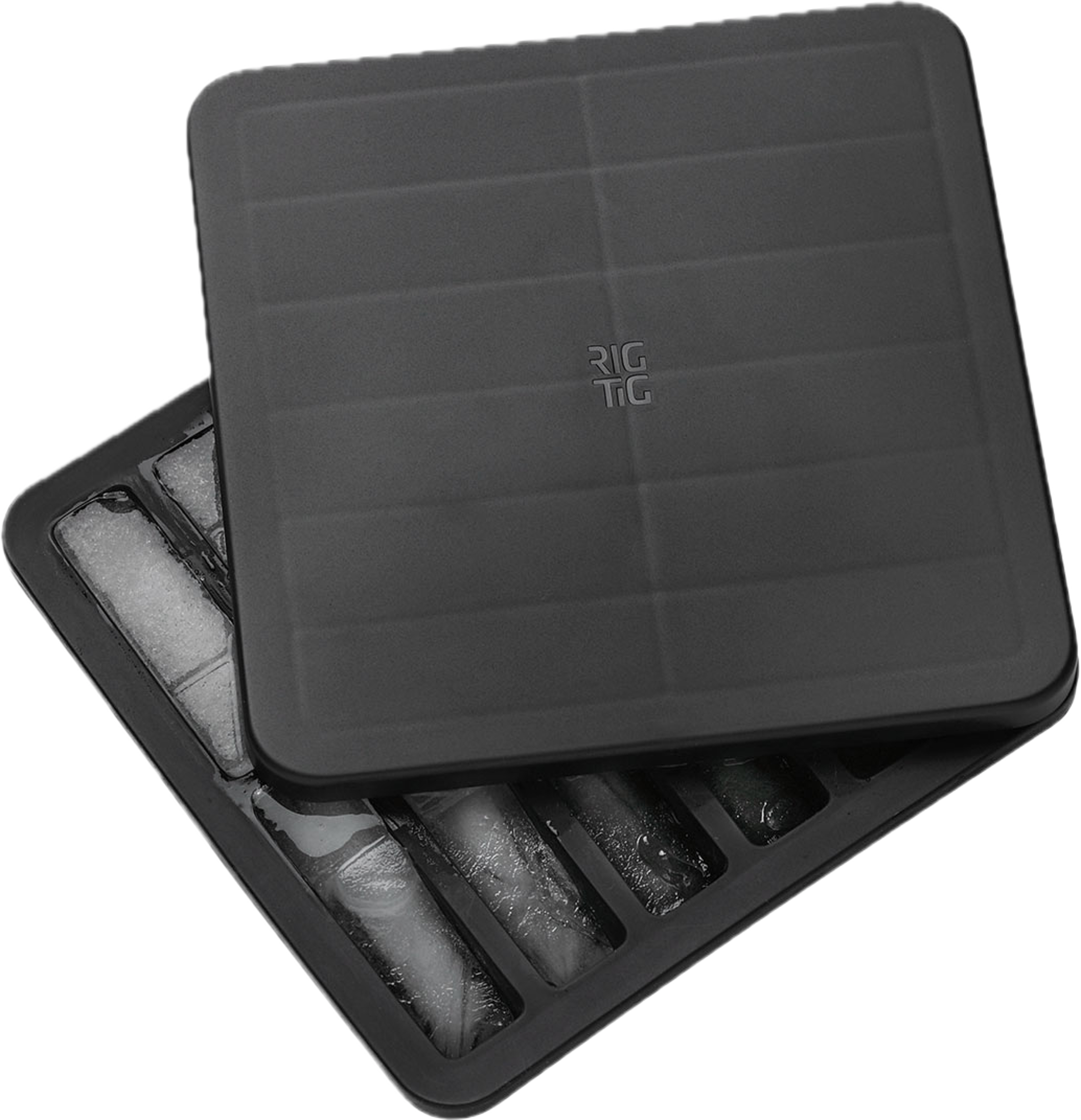 FREEZE-IT Iskubsform med lock H 2.5 cm svart