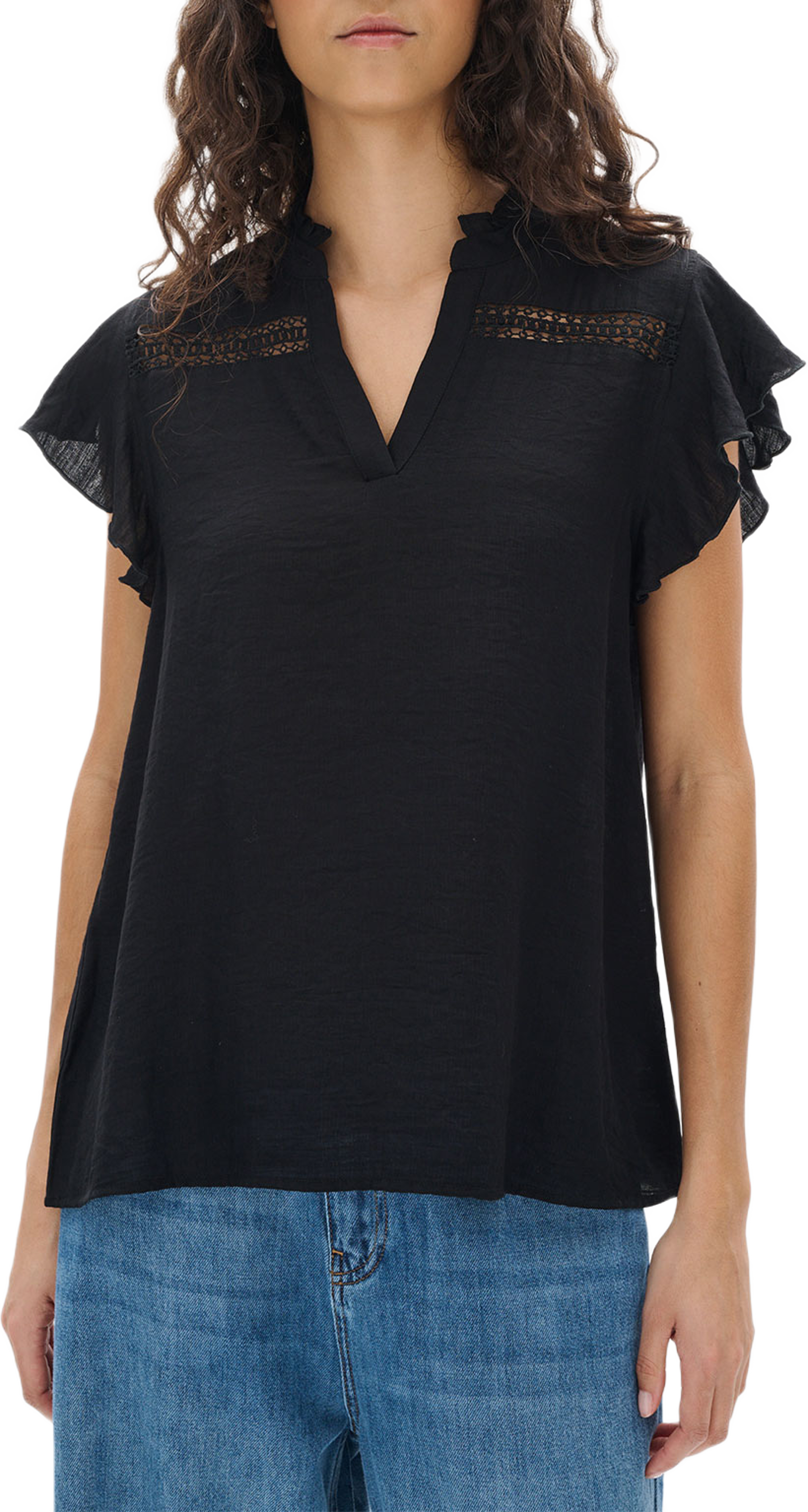 Ima Blouse, från Inwear, i färgen Black. Klicka för att öppna bilden i stort format