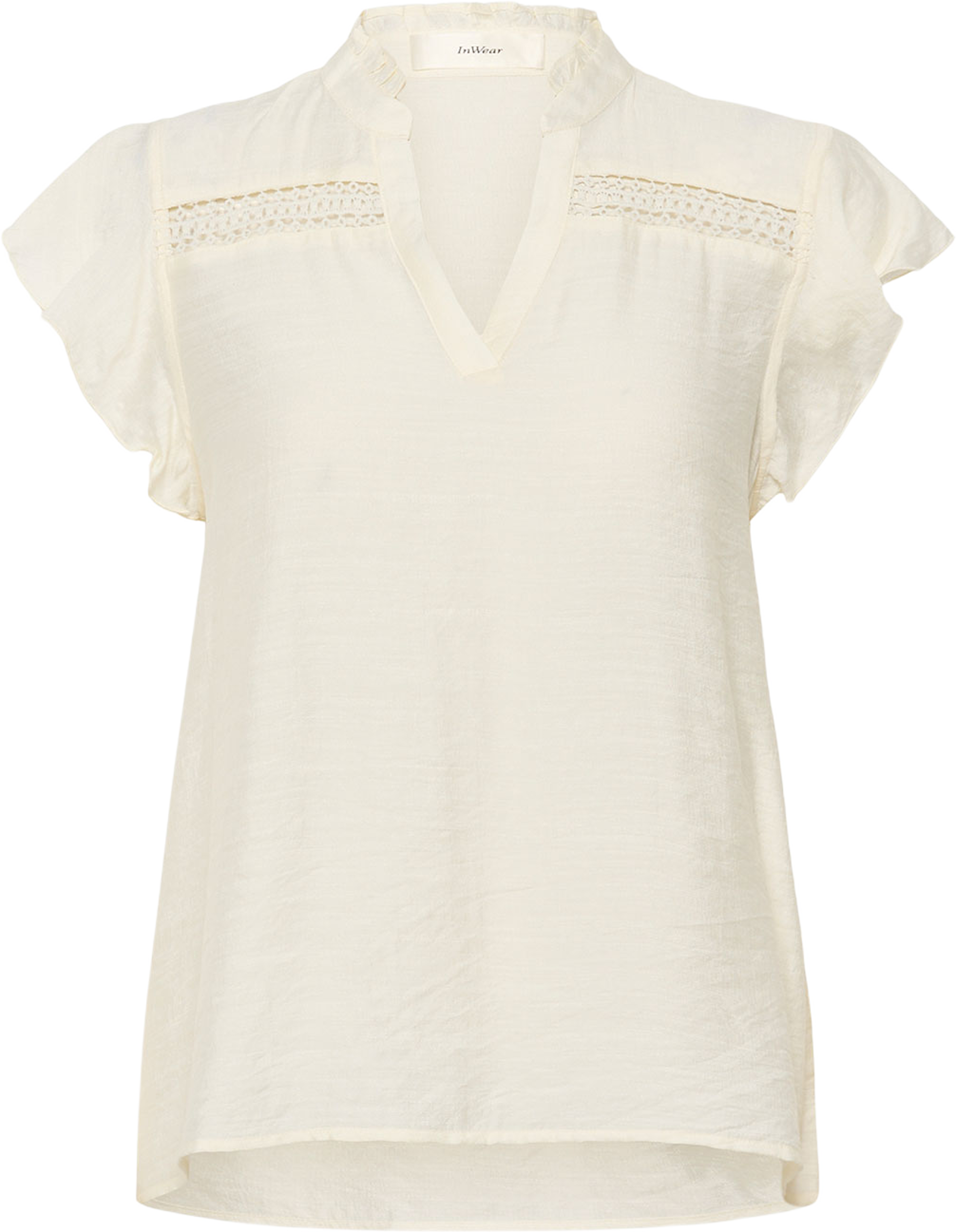 Ima Blouse, från Inwear, i färgen Whisper White. Klicka för att öppna bilden i stort format