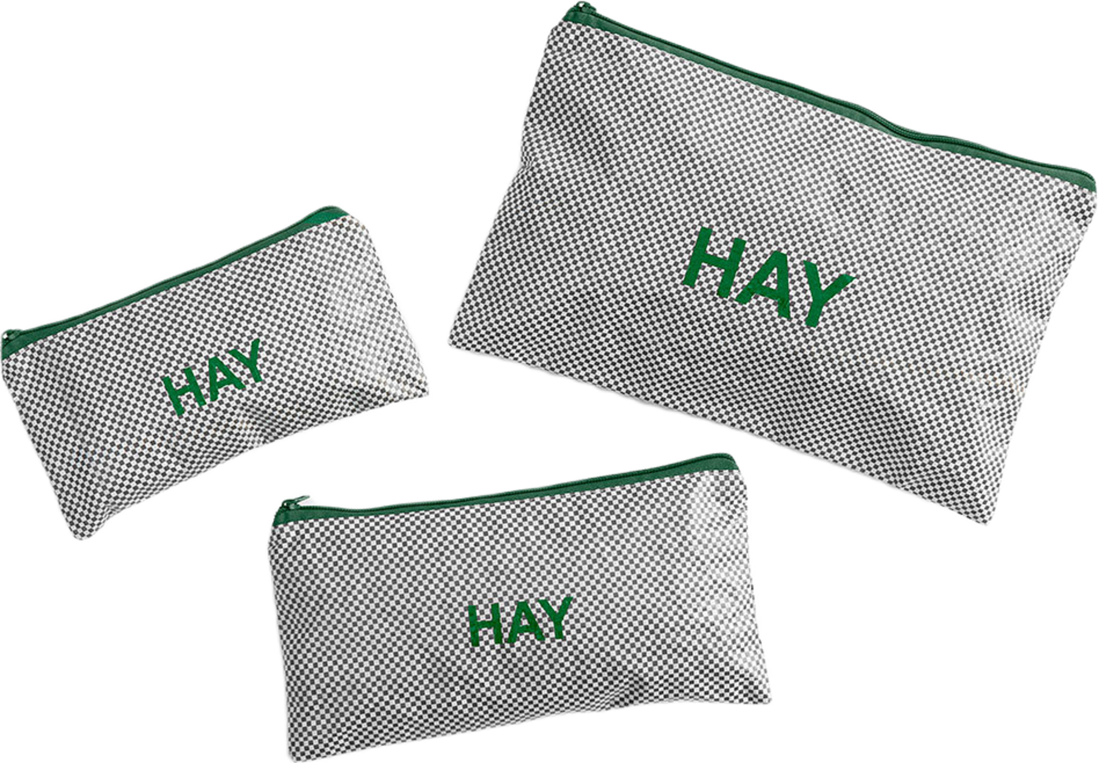 Candy Mono Wash Bag Flat Set of 3