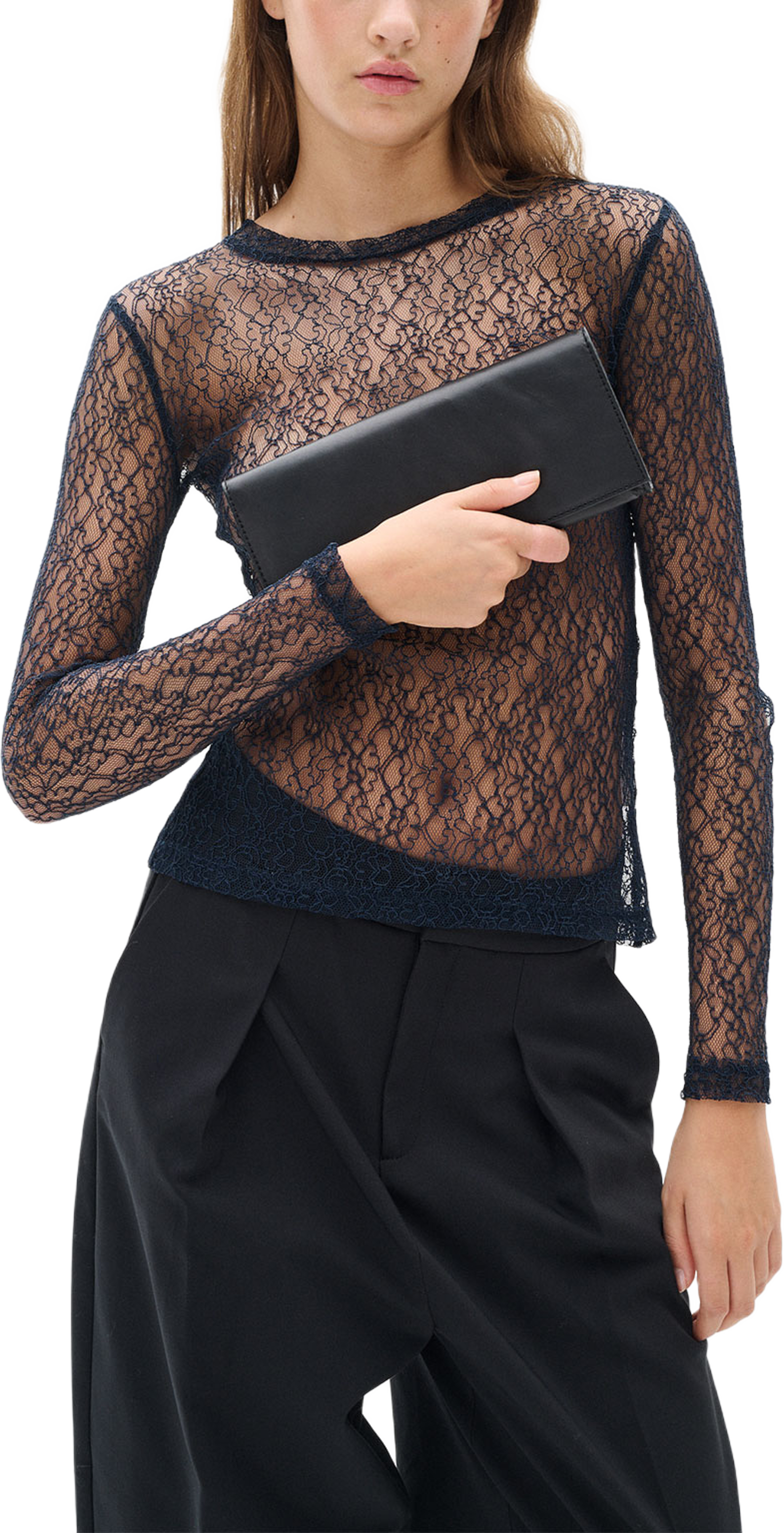 AveryIW Blouse, från Inwear, i färgen Marine Blue. Klicka för att öppna bilden i stort format