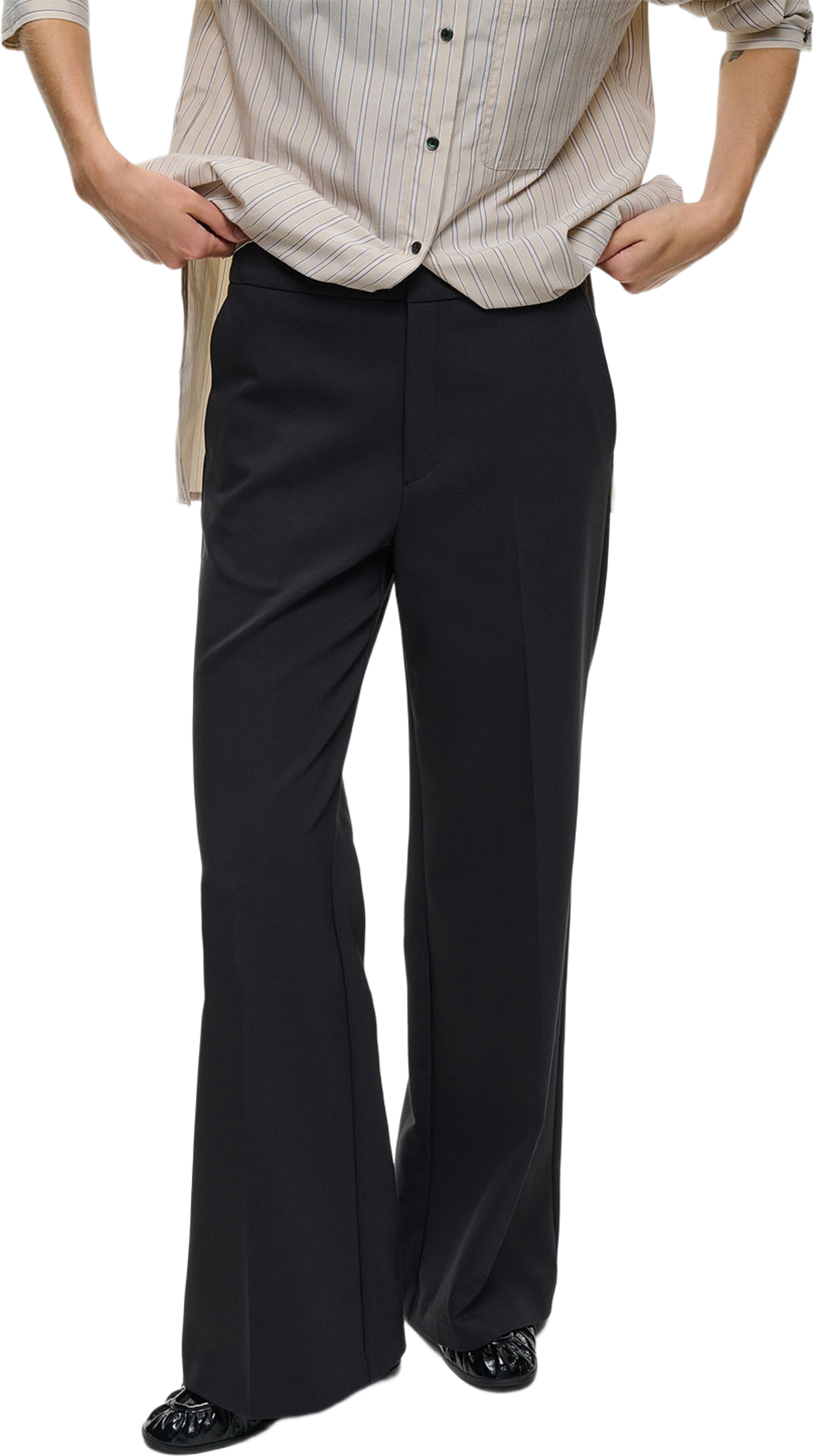 Wide Pant Trouser, från Inwear, i färgen Black. Klicka för att öppna bilden i stort format