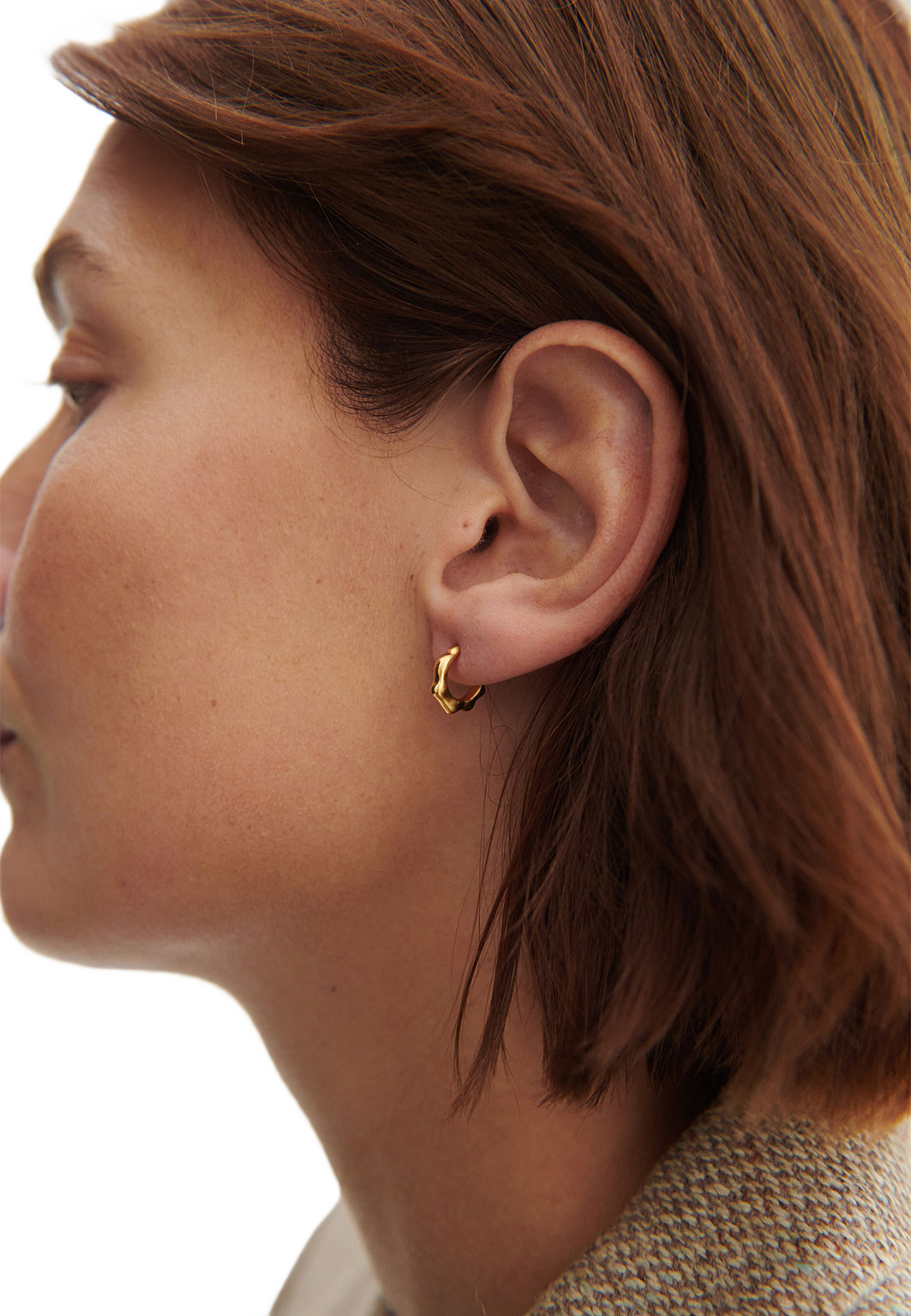Small Aqua Hoops