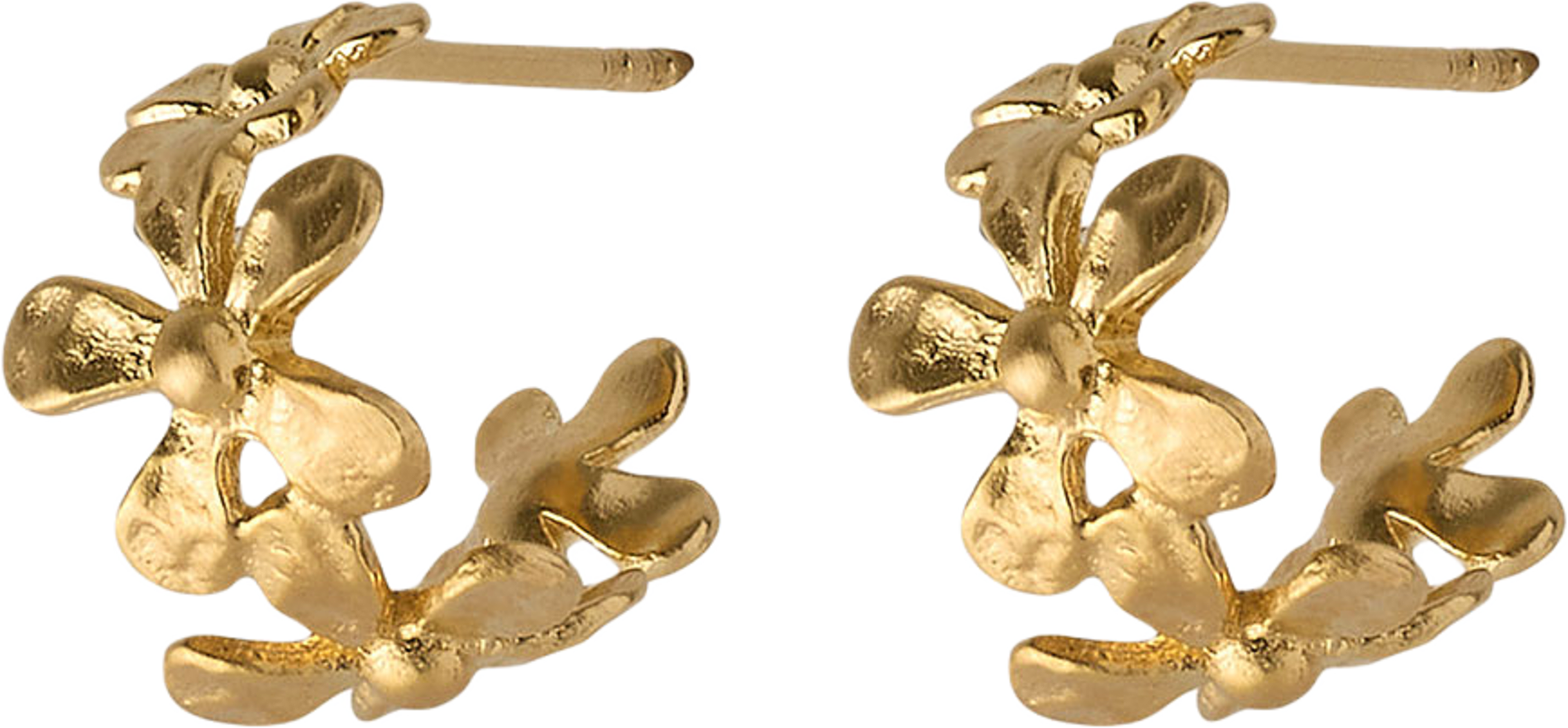 Wild Poppy Hoops