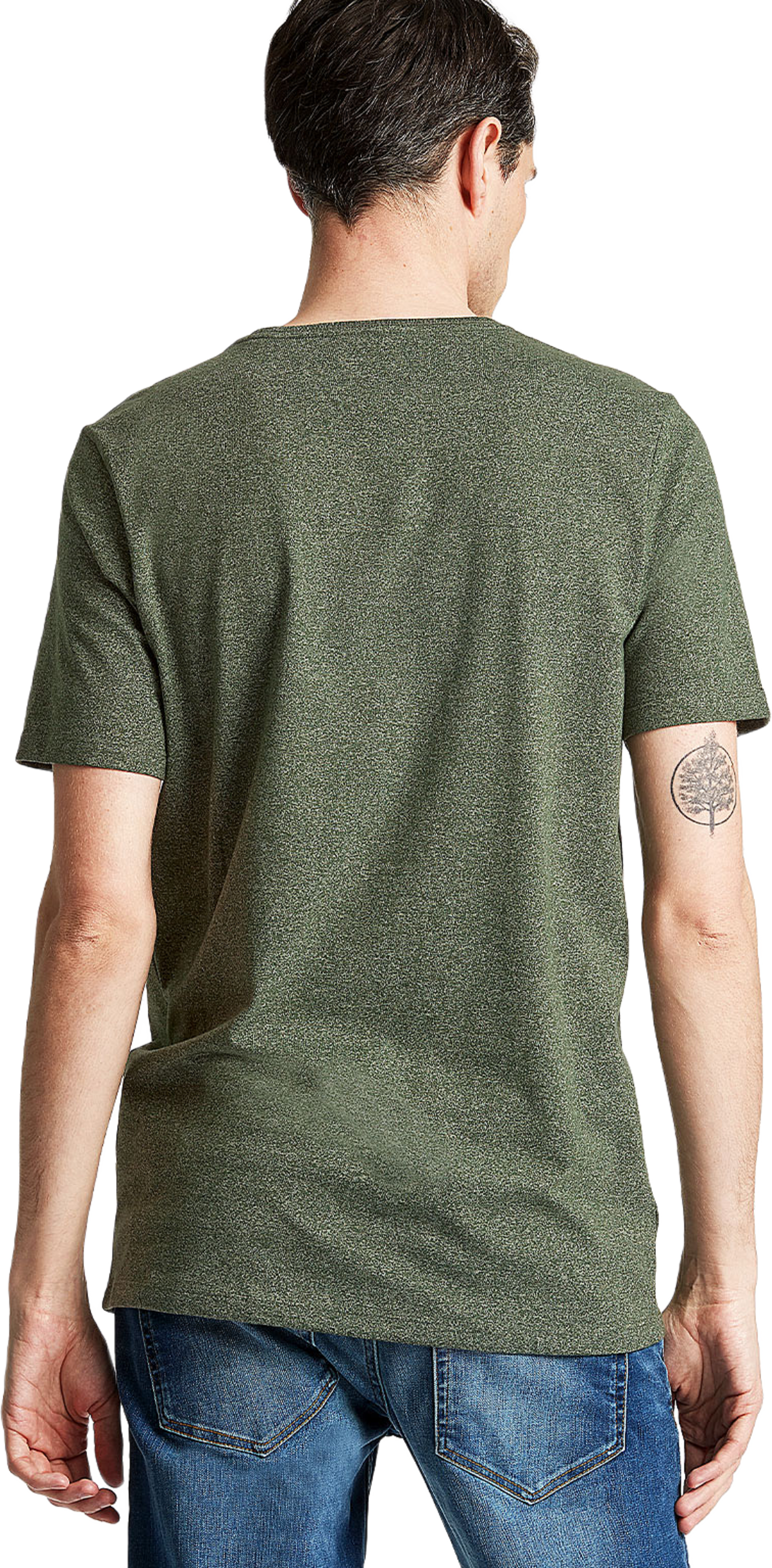 Mouliné o-neck tee S/S
