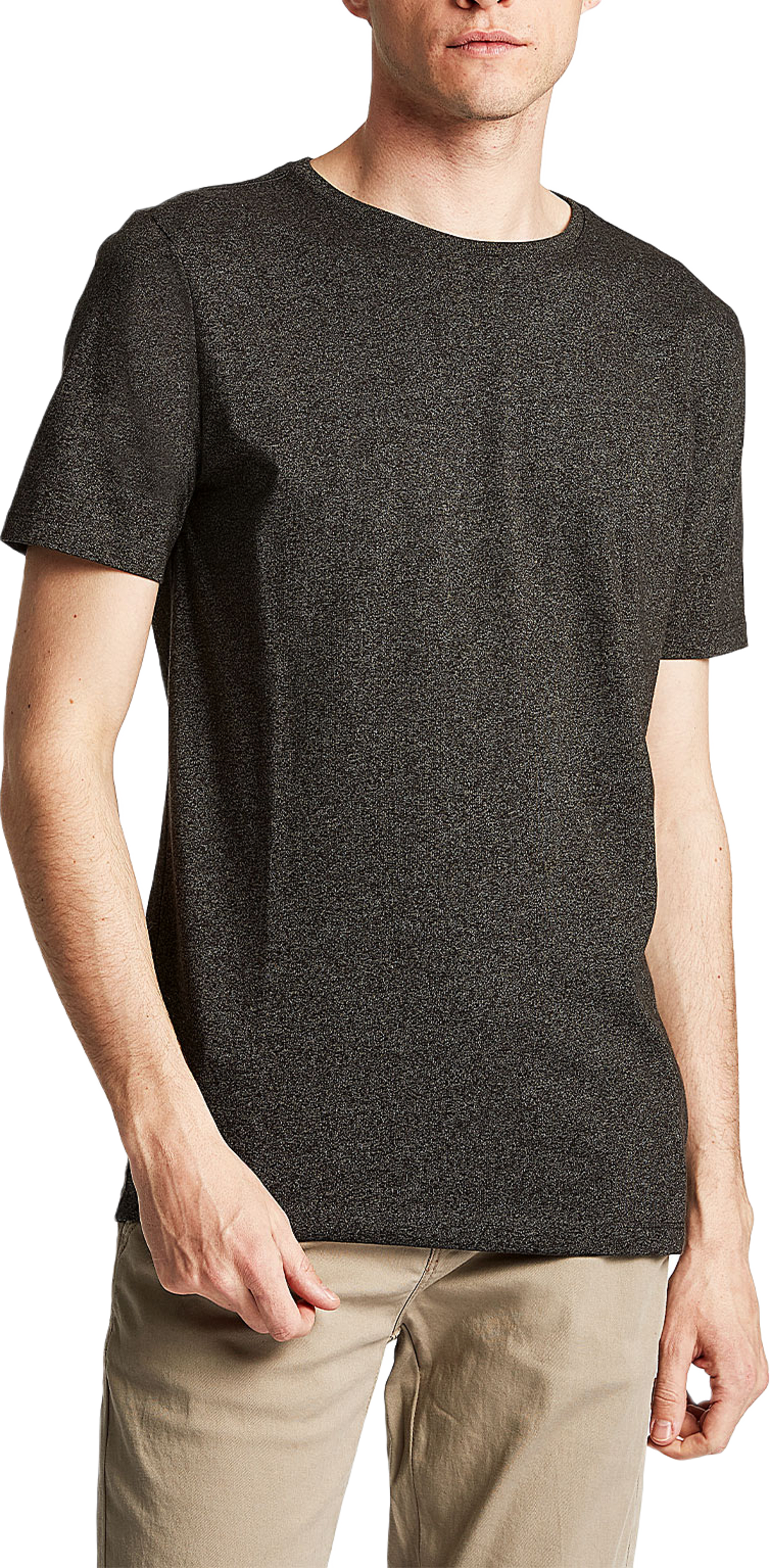 Mouliné o-neck tee S/S