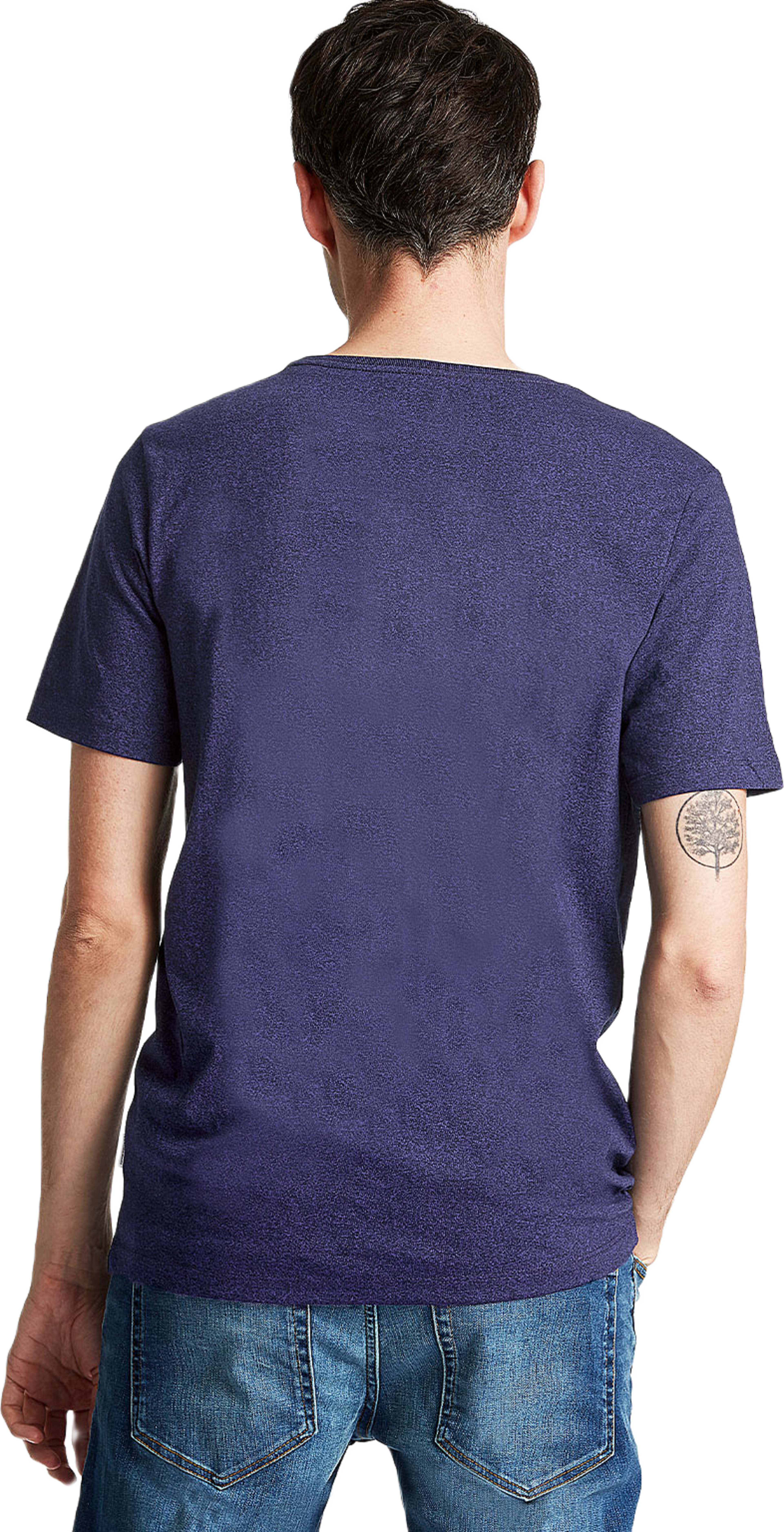 Mouliné o-neck tee S/S
