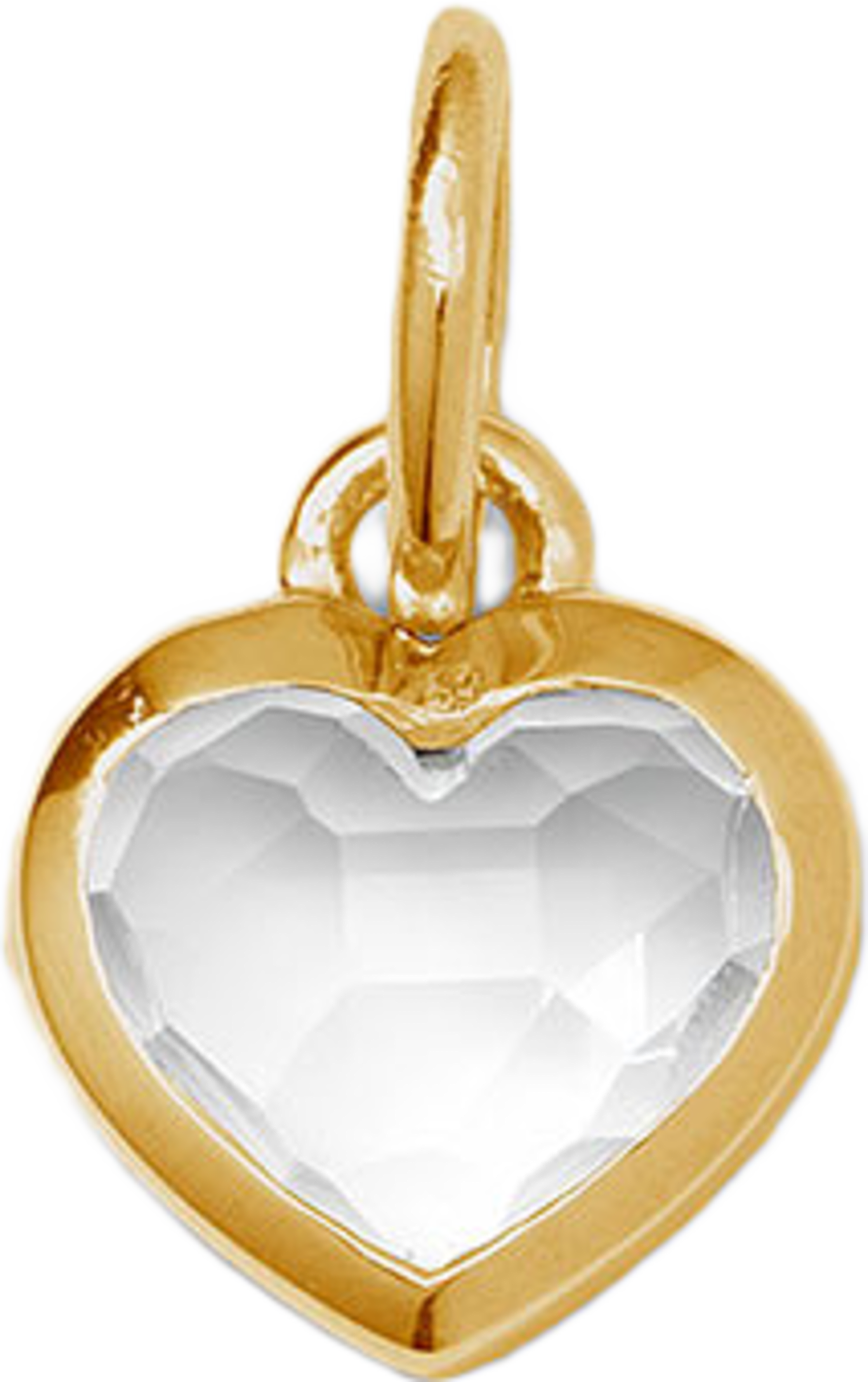 Beloved Heart Pendant Silver Crystal, från Syster P, i färgen Gold. Klicka för att öppna bilden i stort format