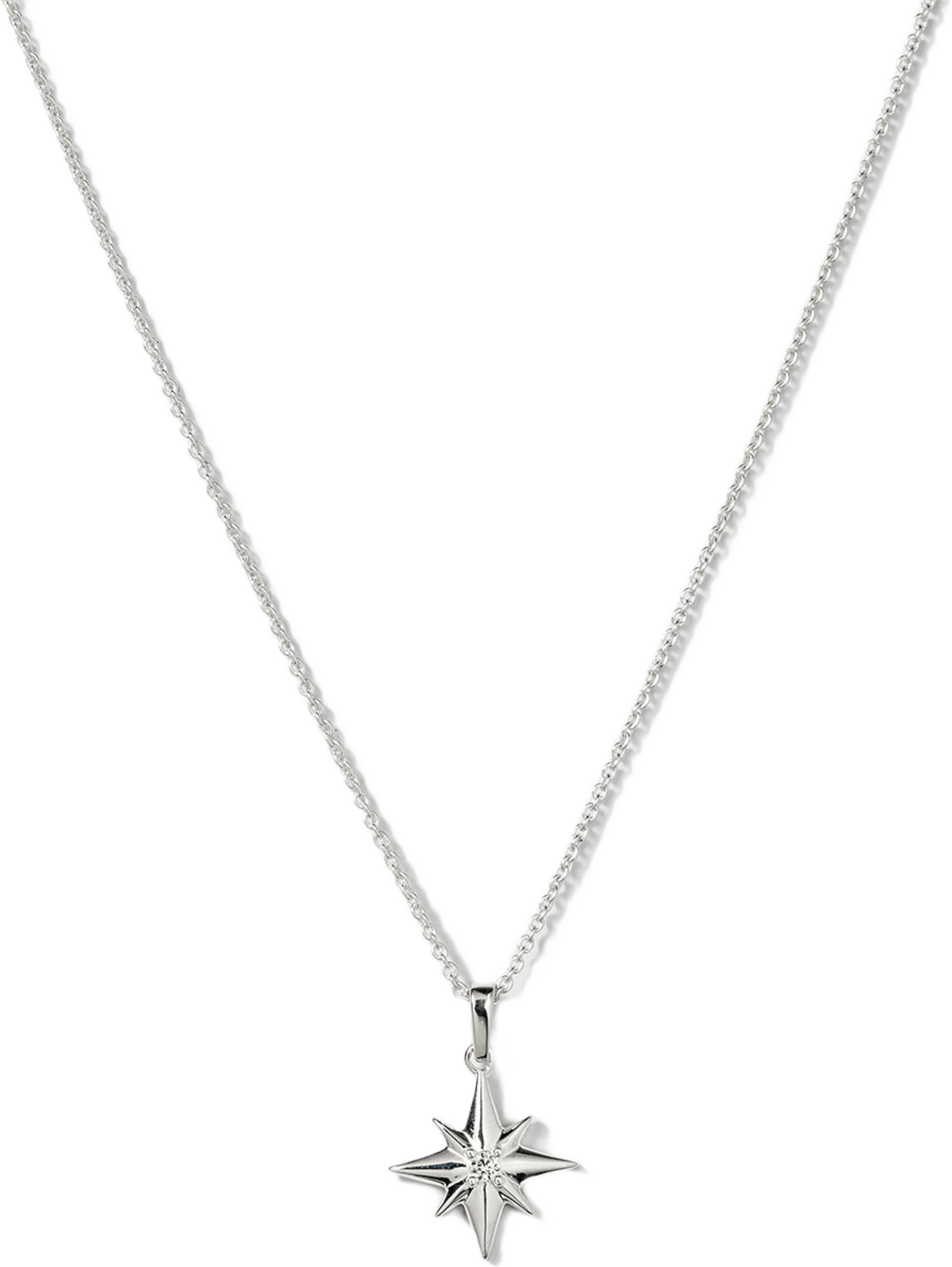 North Star Big Necklace Silver