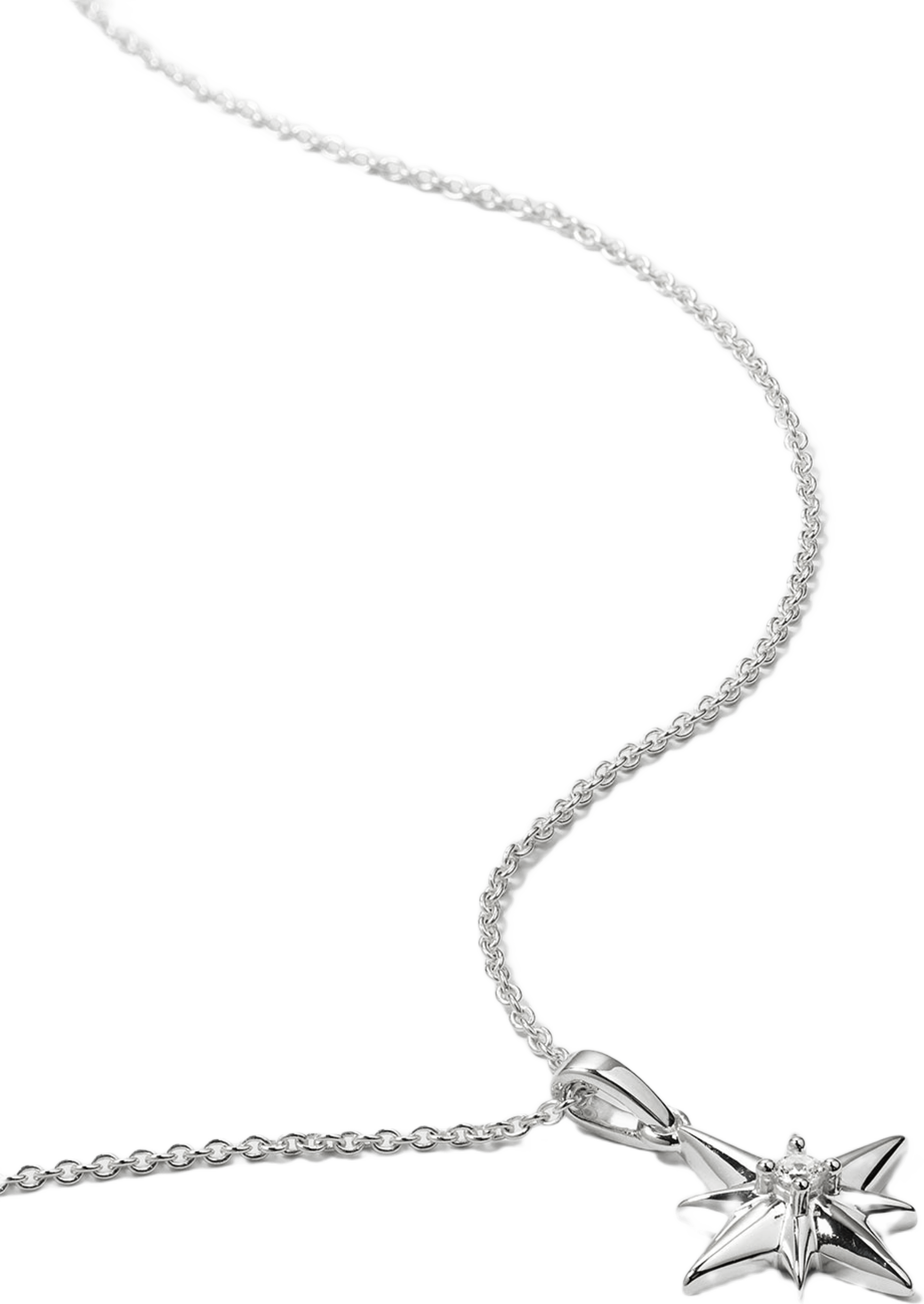 North Star Big Necklace Silver